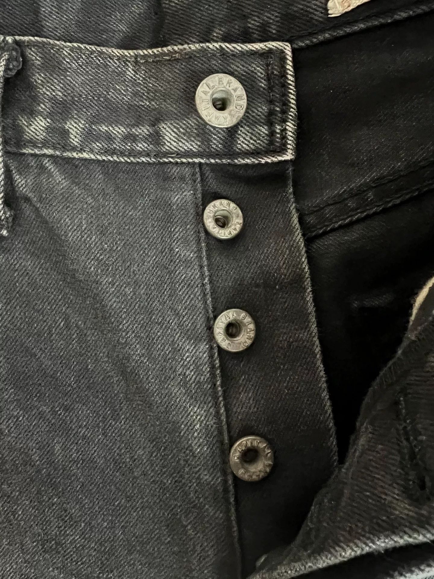 Visvim kapital black denim straight cut pants Size US 34 / EU 50 - 5 Thumbnail