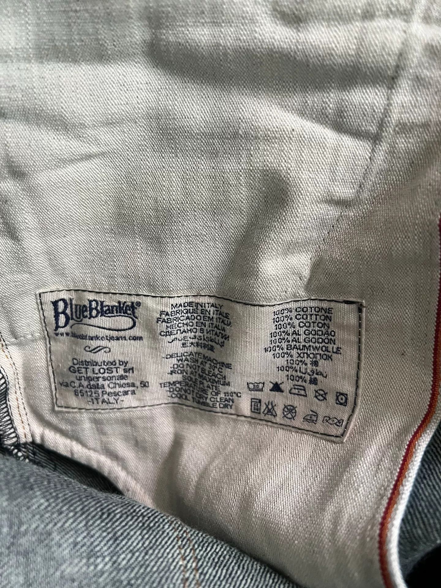 Blue Blanket handmade italy 14.75oz blue jeans Size US 32 / EU 48 - 7 Thumbnail