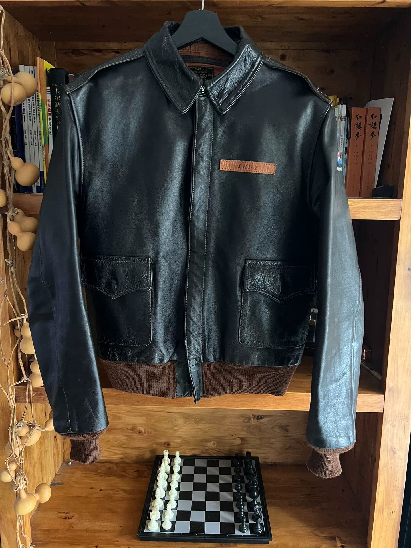 TOYS McCOY toys mccoy a2 flight jacket leather Size US M / EU 48-50 / 2 - 2 Thumbnail
