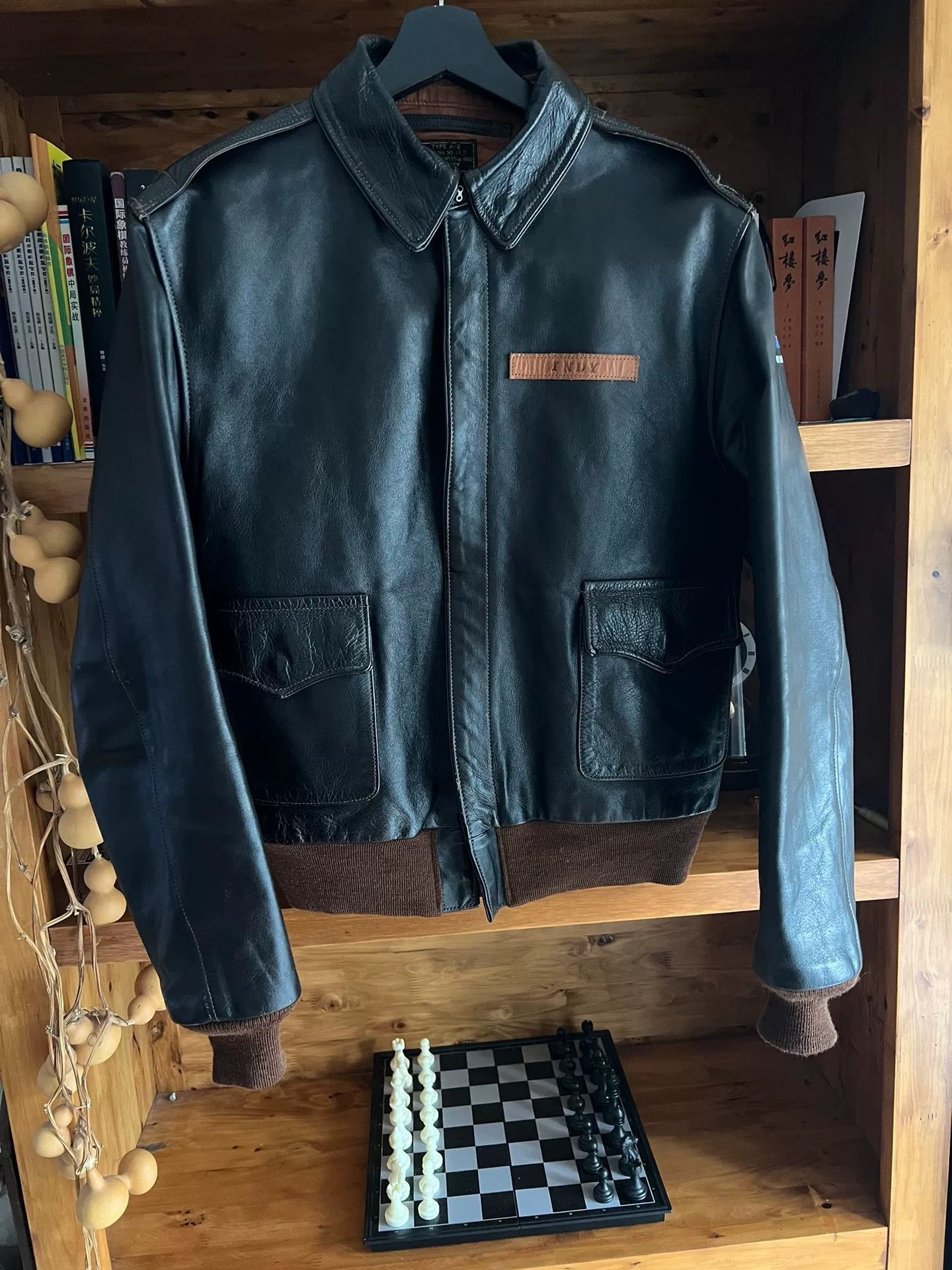 TOYS McCOY toys mccoy a2 flight jacket leather Size US M / EU 48-50 / 2 - 3 Thumbnail
