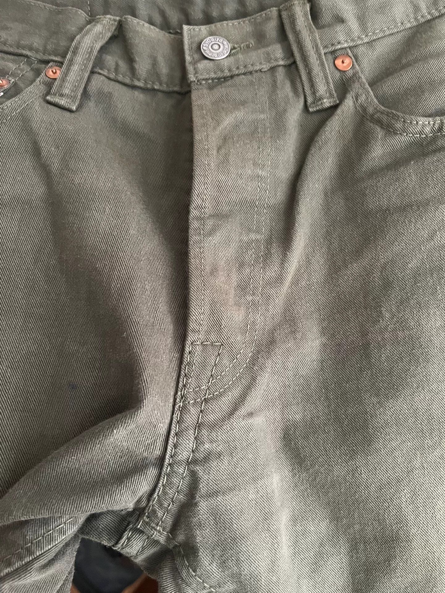 Pure Blue Japan military green denim pants from Pure Blue Japan Size US 32 / EU 48 - 5 Thumbnail