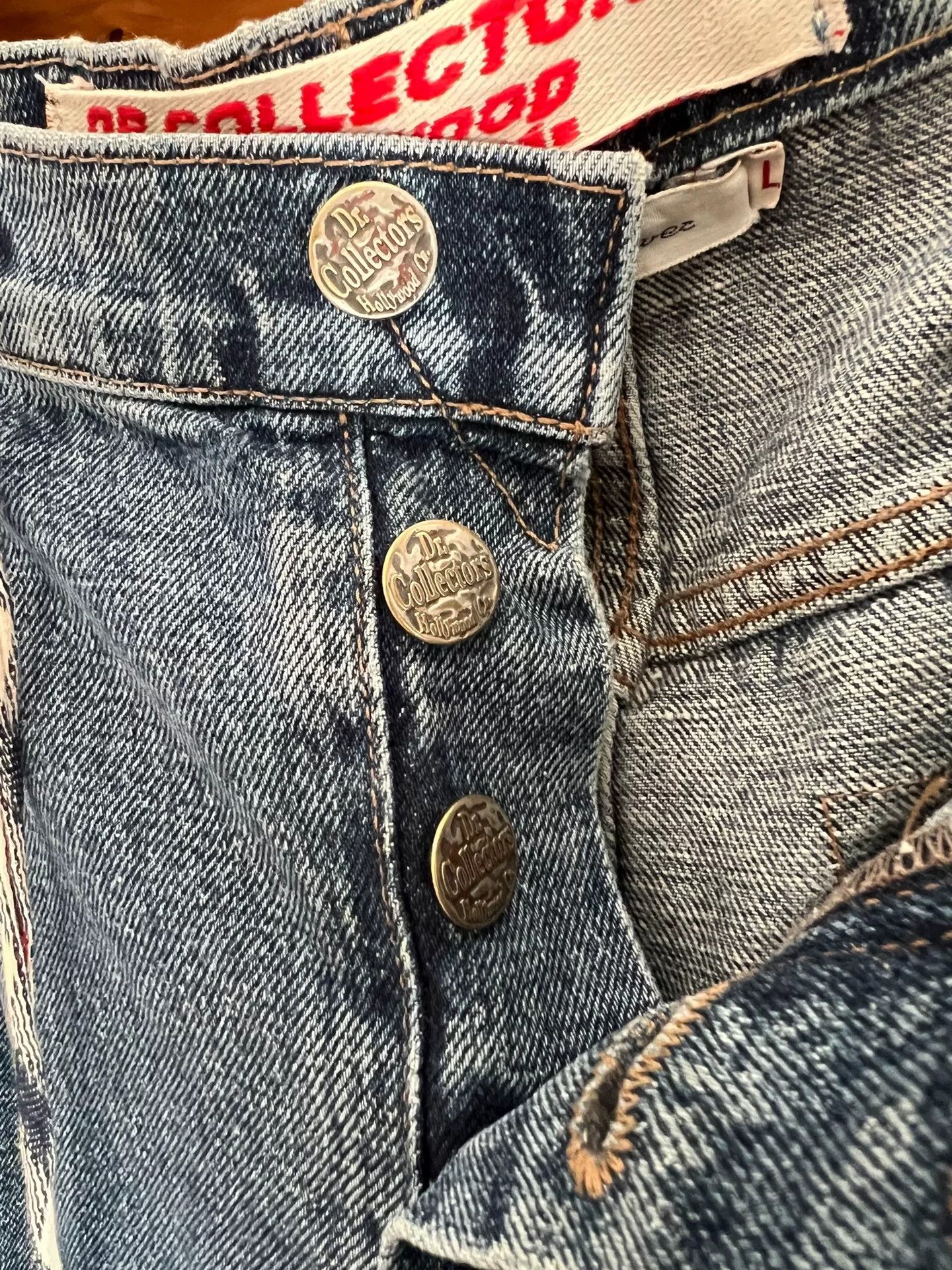 RRL Ralph Lauren handcrafted indigo dyed relaxed fit denim pants Size US 31 - 6 Thumbnail