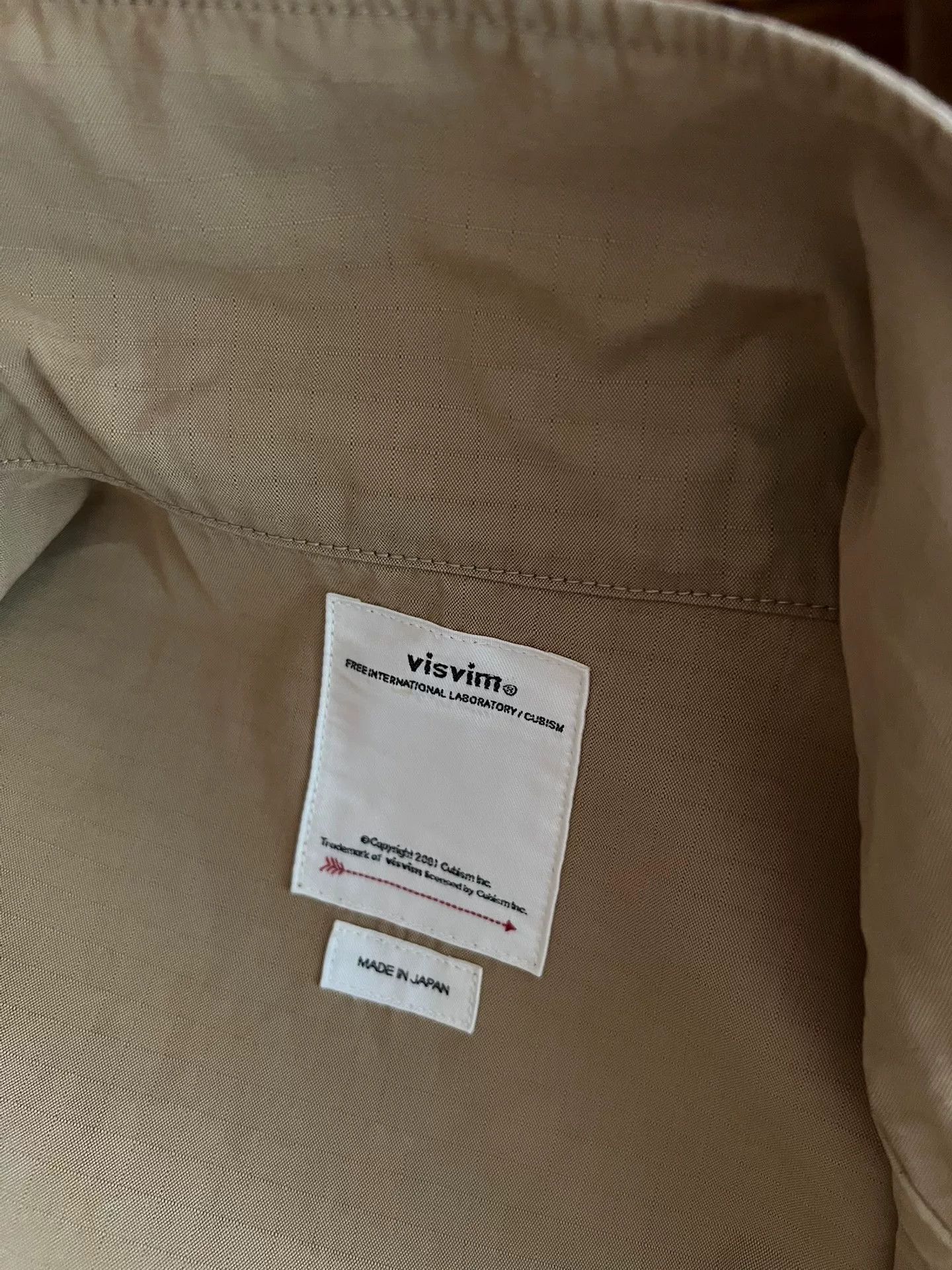 Visvim visvim domaine shirt with badges khaki Size US L / EU 52-54 / 3 - 9 Thumbnail