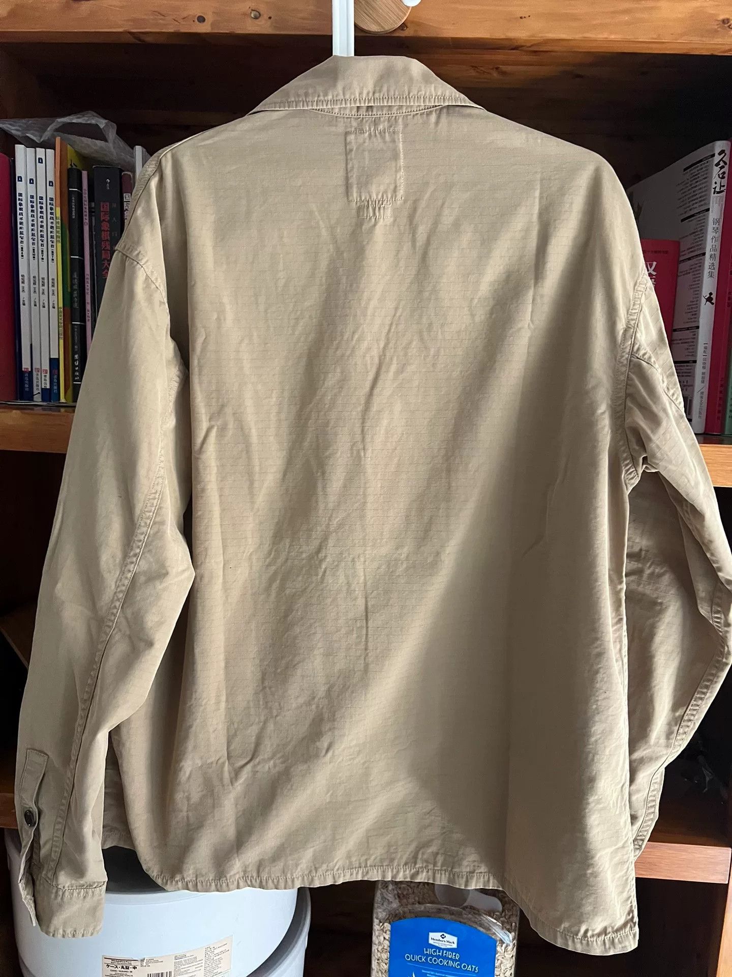 Visvim visvim domaine shirt with badges khaki Size US L / EU 52-54 / 3 - 6 Thumbnail