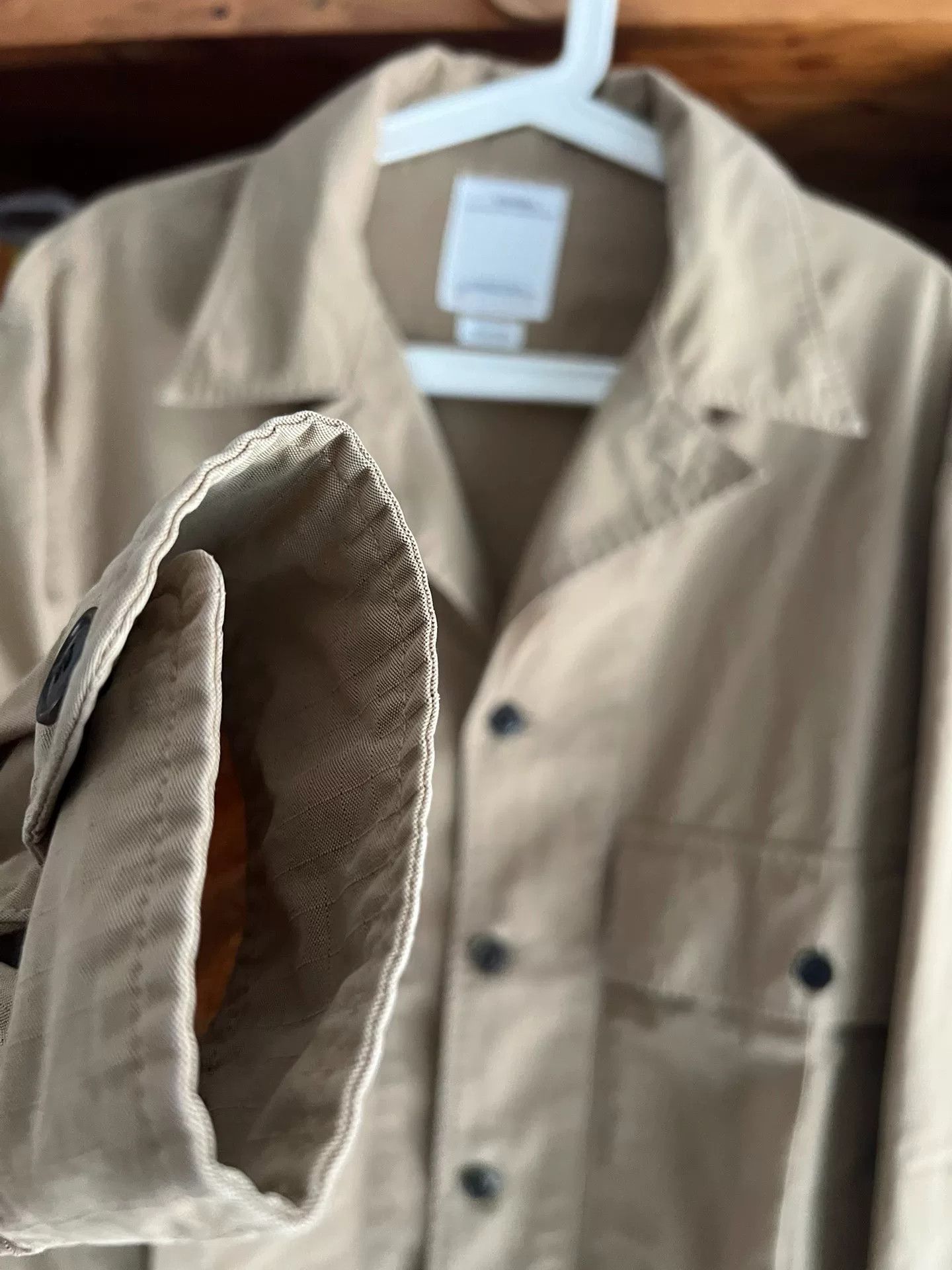 Visvim visvim domaine shirt with badges khaki Size US L / EU 52-54 / 3 - 3 Thumbnail