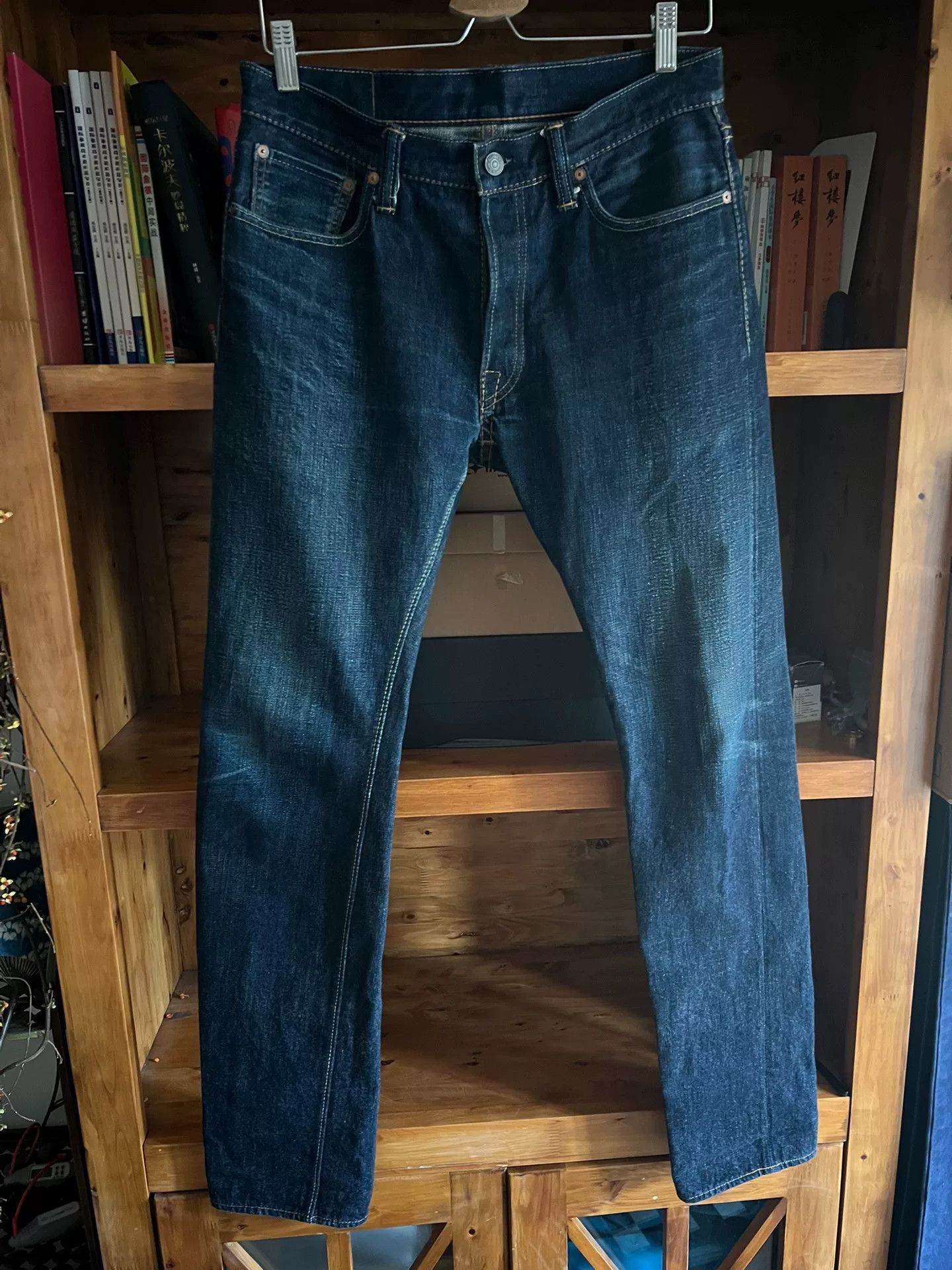 Pure Blue Japan pure blue japanese straight denim jeans Size US 33 - 2 Thumbnail