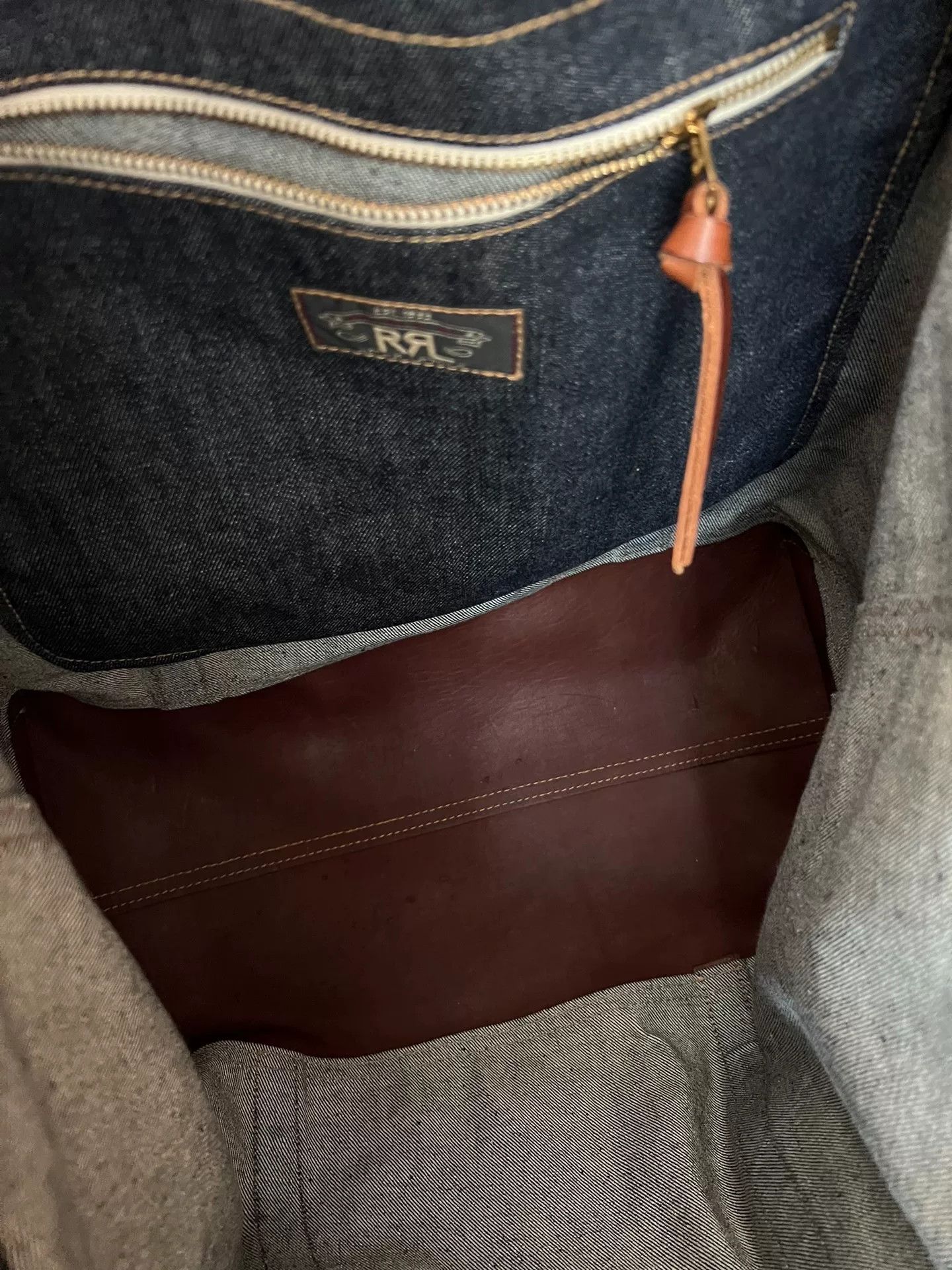 RRL Ralph Lauren RRL Double RL Denim Tote Bag Size ONE SIZE - 5 Thumbnail