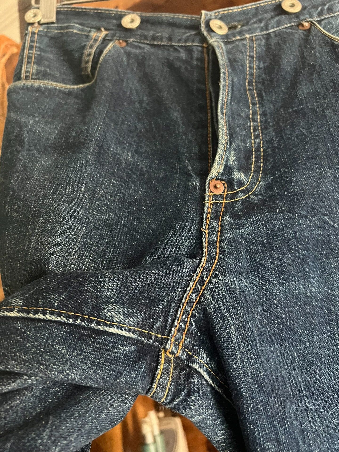 Sugar Cane vintage sugar cane straight leg jeans Size US 30 / EU 46 - 6 Thumbnail