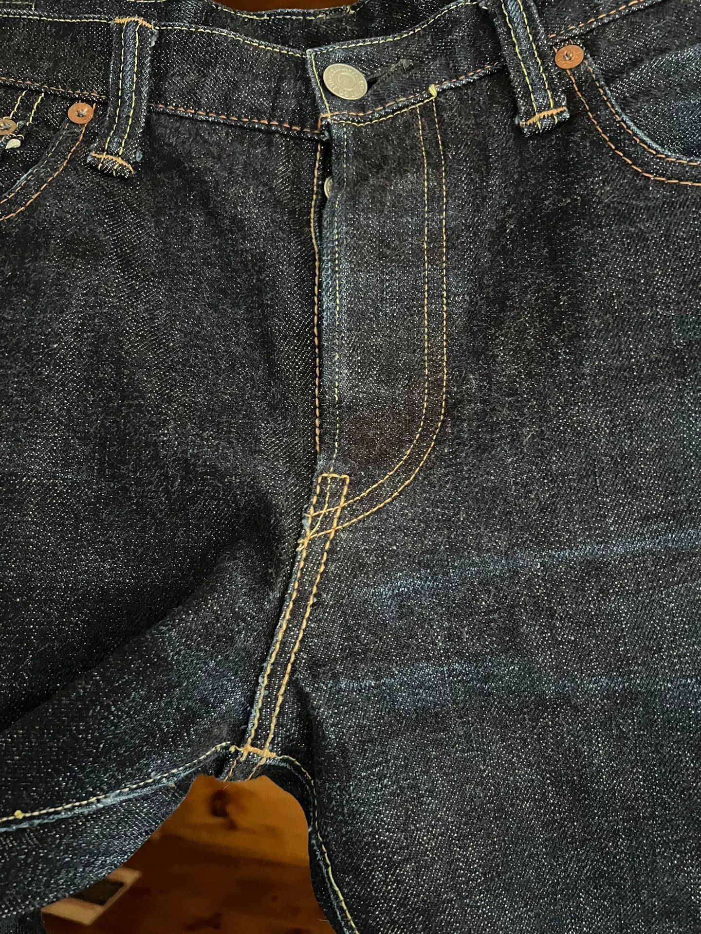 RRL Ralph Lauren FullCount 1109xx Red Ear Denim Pants Size US 32 / EU 48 - 5 Thumbnail