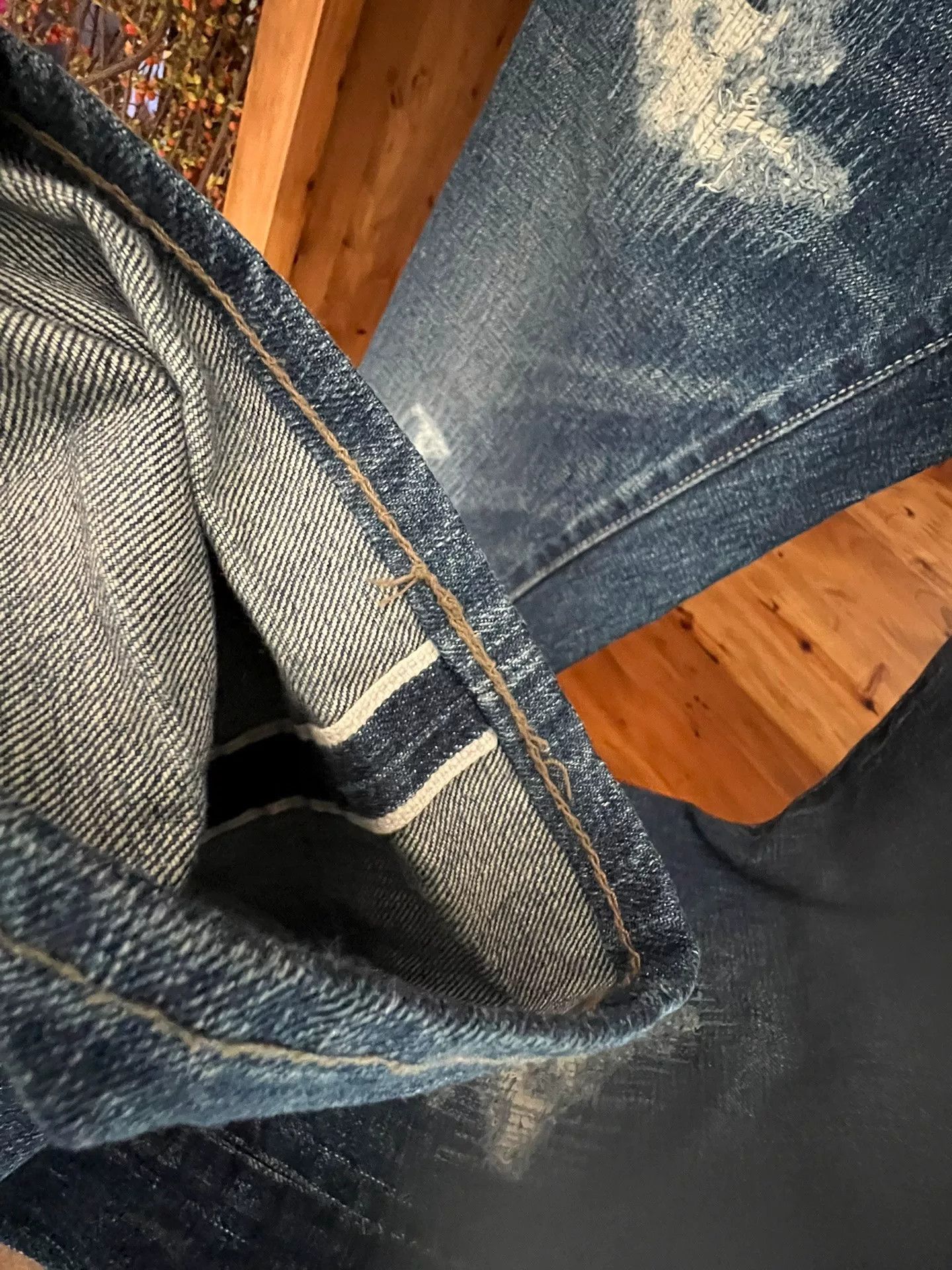 Tenderloin vintage washed distressed denim jeans Size US 30 / EU 46 - 4 Thumbnail