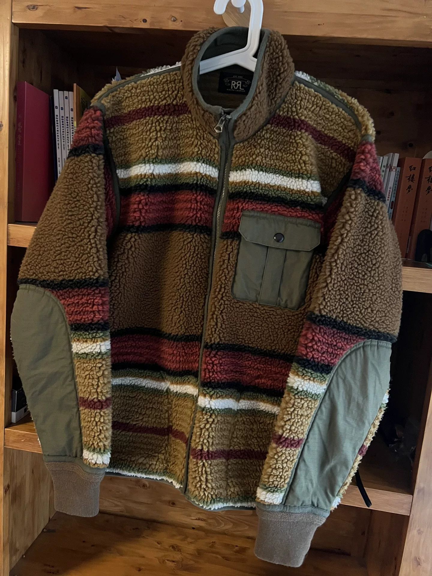RRL Ralph Lauren vintage rrl fleece jacket with retro pattern Size US M / EU 48-50 / 2 - 3 Thumbnail