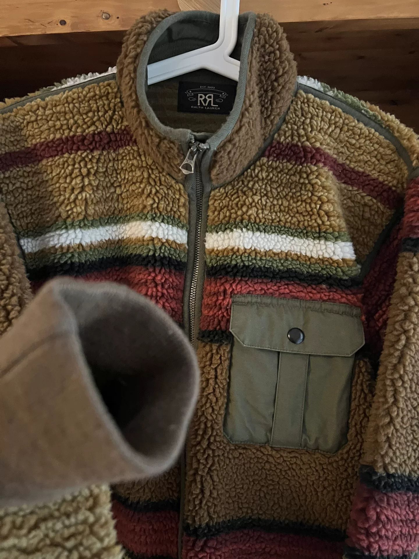 RRL Ralph Lauren vintage rrl fleece jacket with retro pattern Size US M / EU 48-50 / 2 - 4 Thumbnail