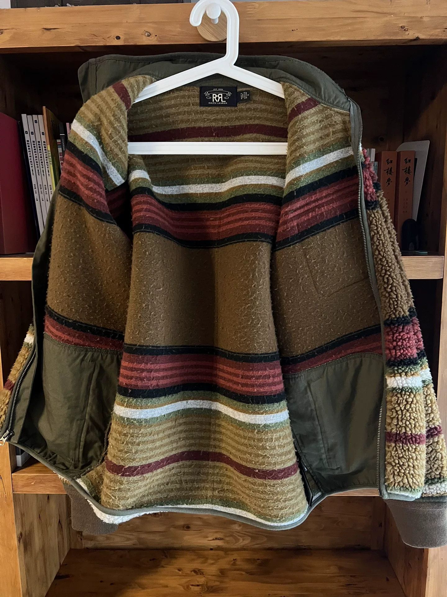 RRL Ralph Lauren vintage rrl fleece jacket with retro pattern Size US M / EU 48-50 / 2 - 8 Thumbnail