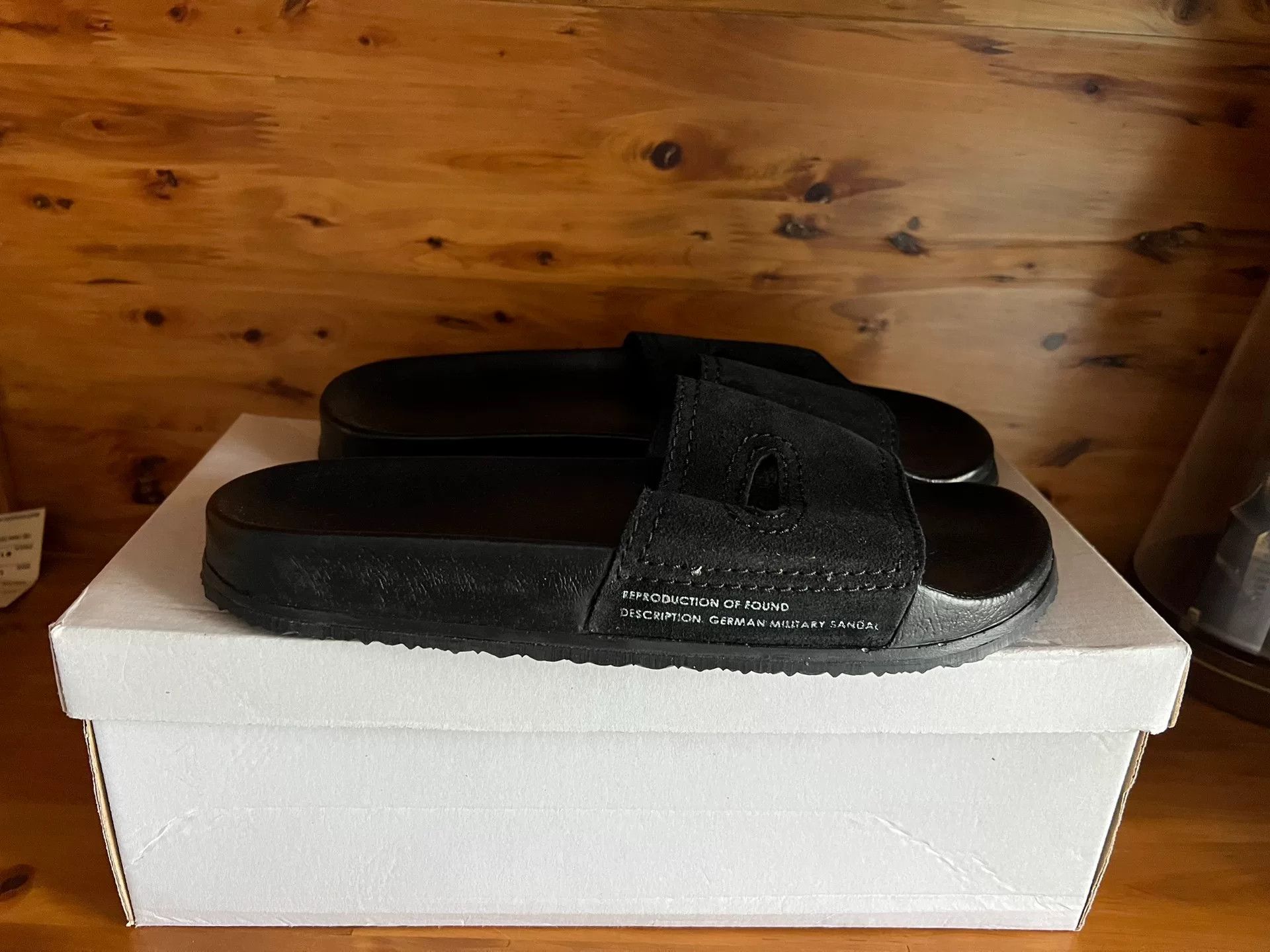 Reproduction of Found german military style black sandals Size US 9 / EU 42 - 3 Thumbnail
