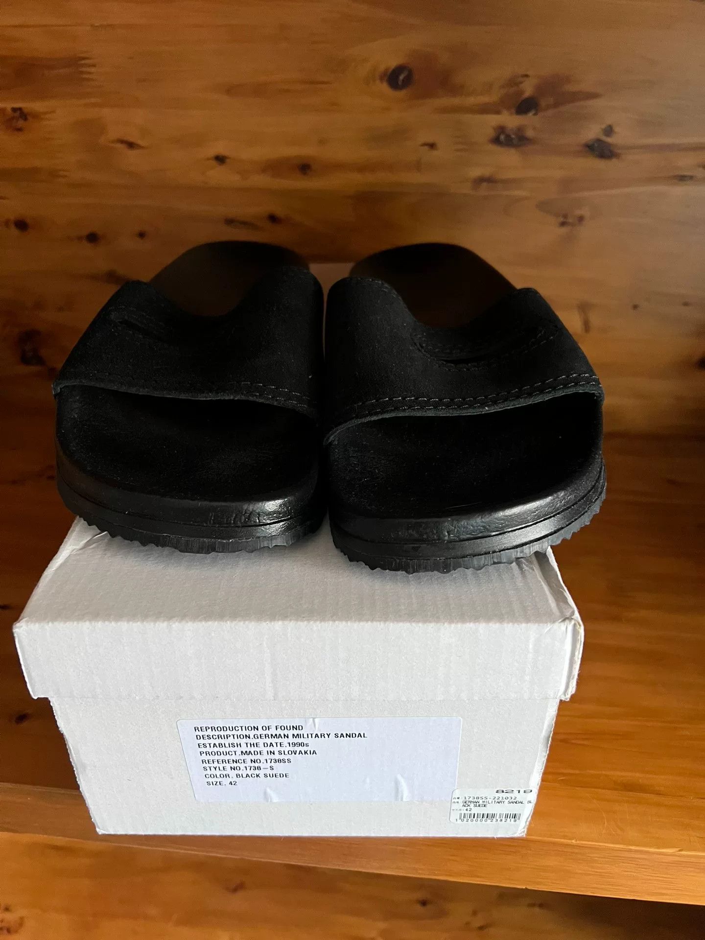 Reproduction of Found german military style black sandals Size US 9 / EU 42 - 2 Thumbnail