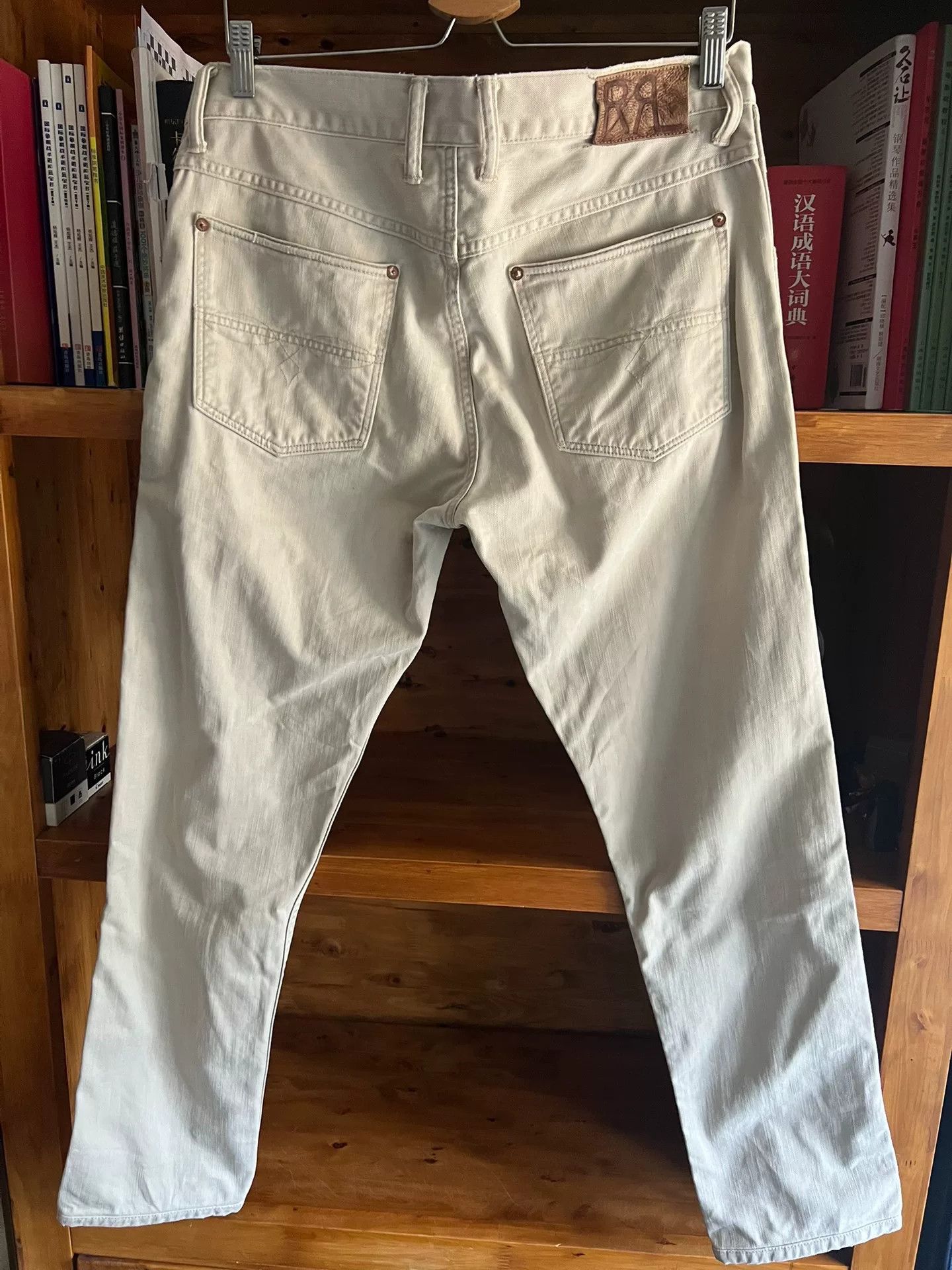 RRL Ralph Lauren RRL Double RL Gray White Denim Pants Size US 32 / EU 48 - 5 Thumbnail