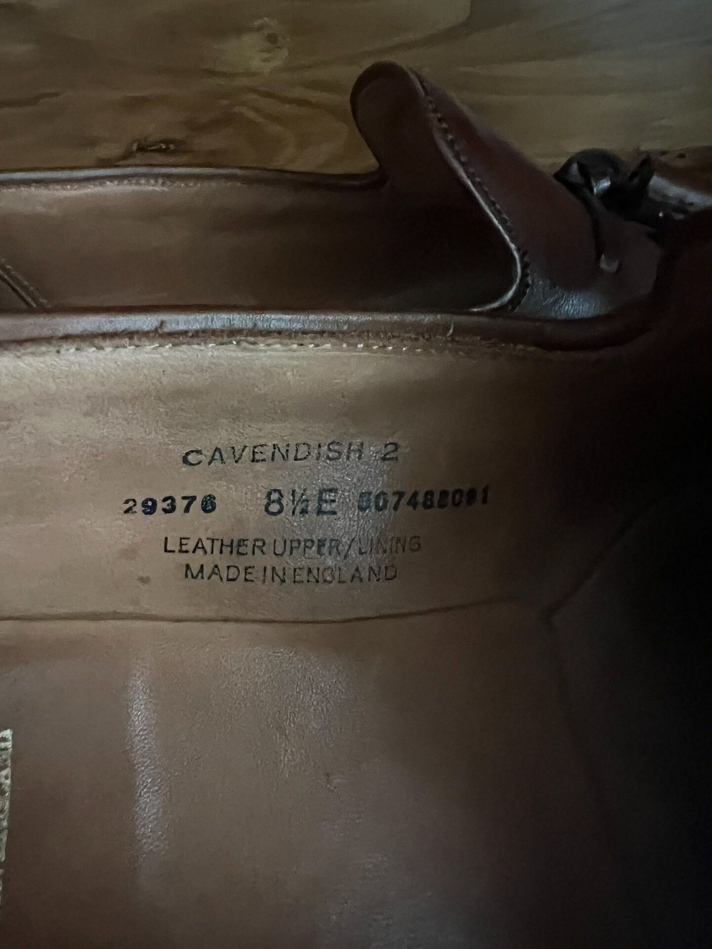Crockett & Jones brown leather penny loafers for gentlemen Size US 8.5 / EU 41-42 - 8 Thumbnail