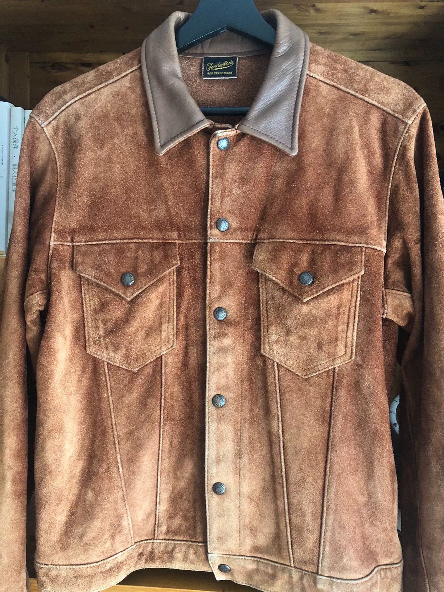 Tenderloin rare brown suede leather jacket Size US S / EU 44-46 / 1 - 3 Thumbnail