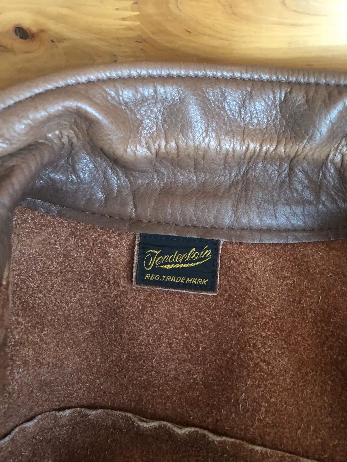 Tenderloin rare brown suede leather jacket Size US S / EU 44-46 / 1 - 8 Thumbnail