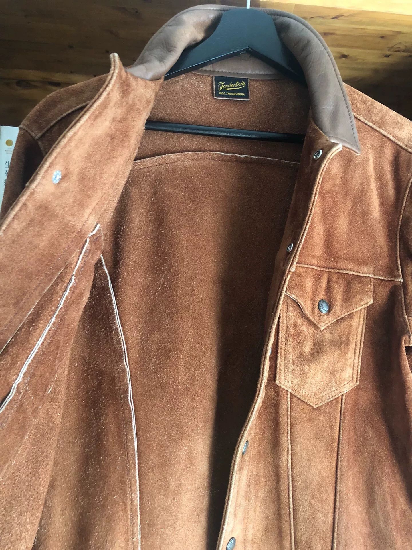 Tenderloin rare brown suede leather jacket Size US S / EU 44-46 / 1 - 6 Thumbnail