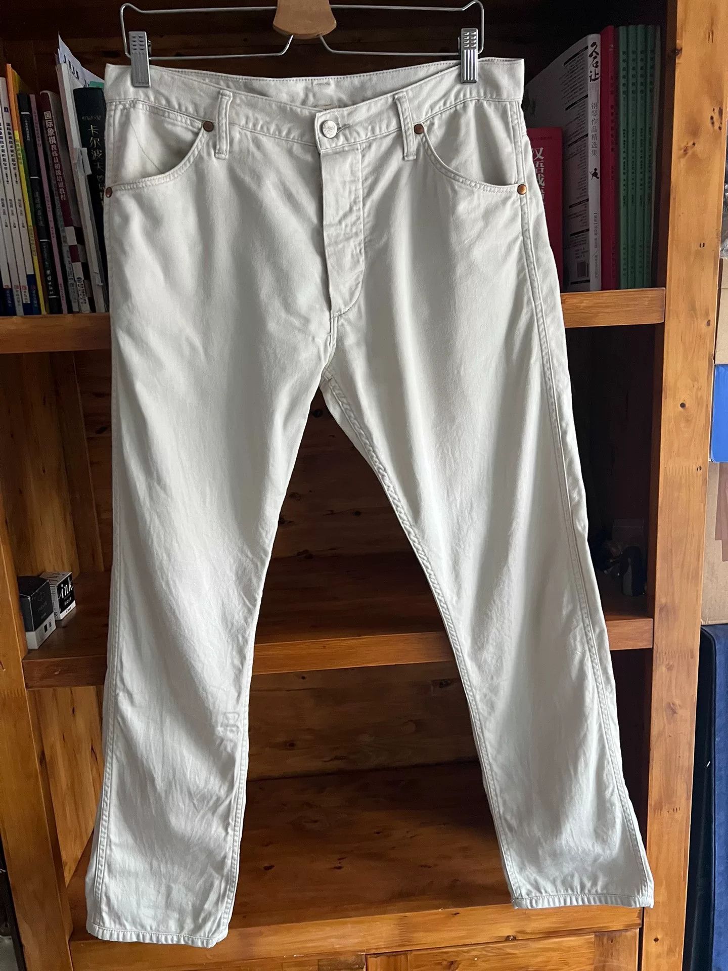 RRL Ralph Lauren RRL Double RL Light Beige Denim Pants Size US 31 - 2 Thumbnail