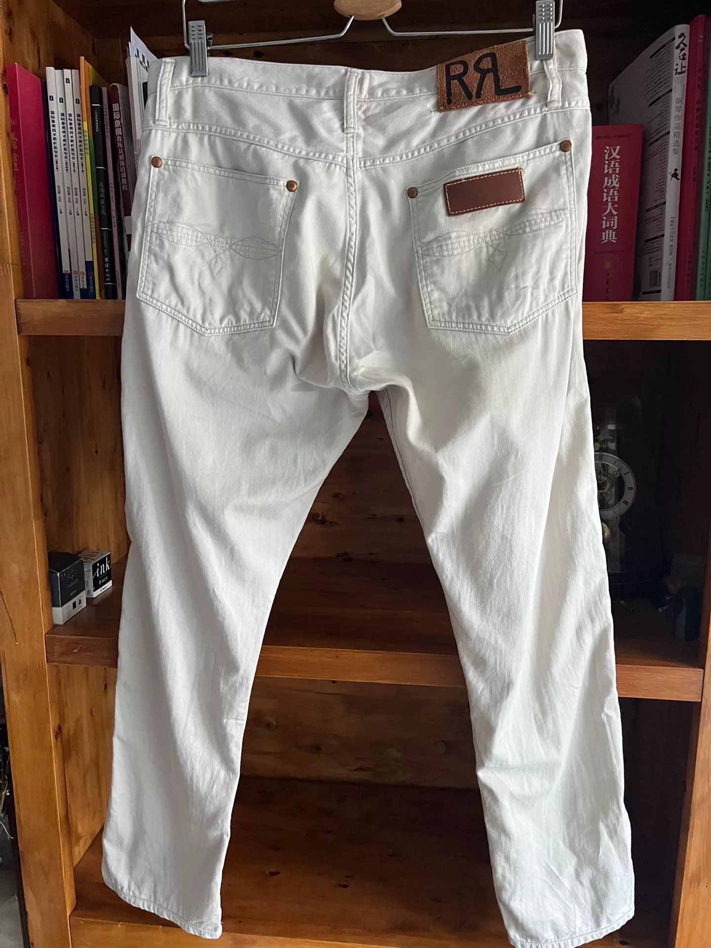 RRL Ralph Lauren RRL Double RL Light Beige Denim Pants Size US 31 - 6 Thumbnail