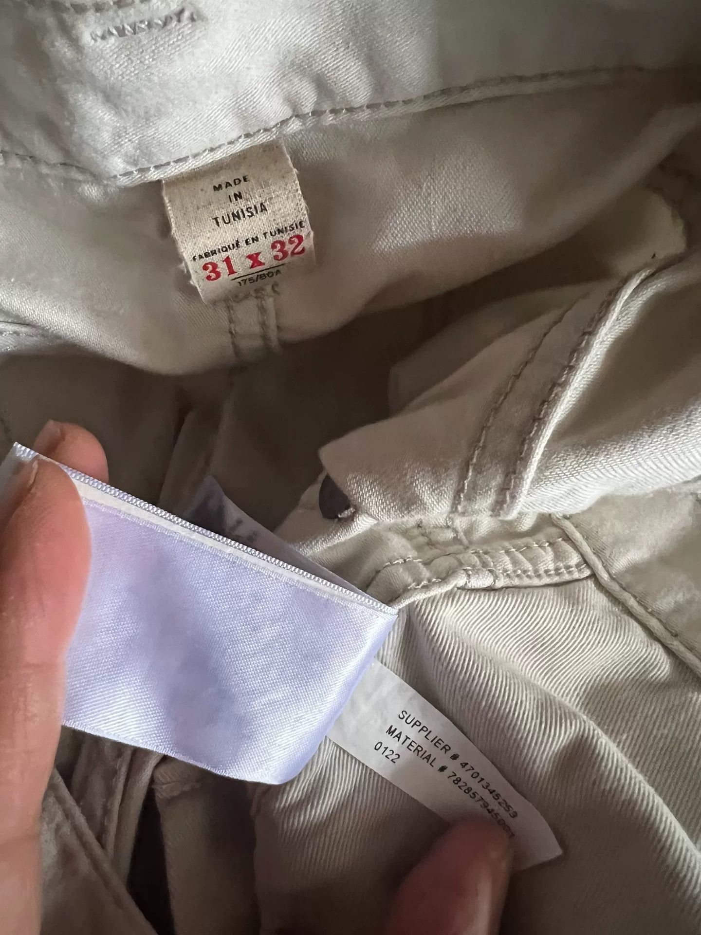 RRL Ralph Lauren RRL Double RL Light Beige Denim Pants Size US 31 - 9 Thumbnail