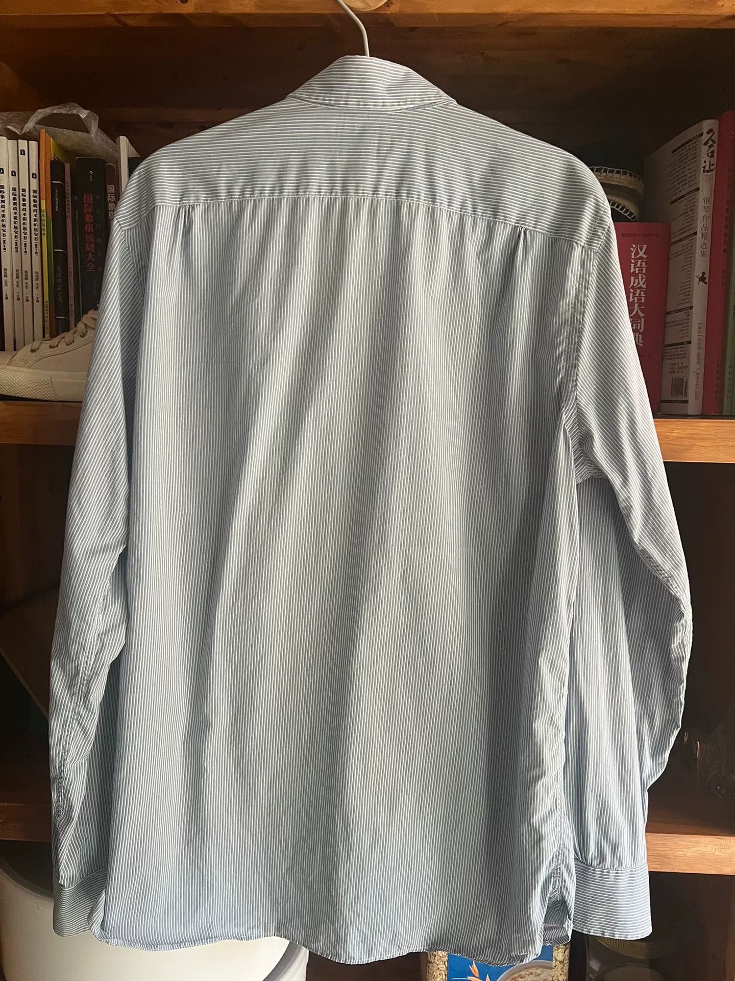 RRL Ralph Lauren RRL Long Sleeve Striped Shirt in Blue White Size US M / EU 48-50 / 2 - 6 Thumbnail