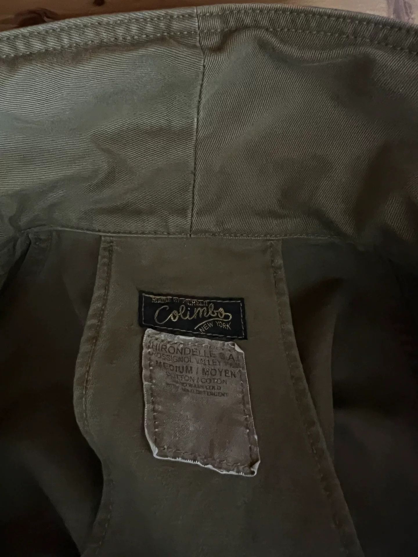 COLIMBO long military canvas jacket by colimbo Size US M / EU 48-50 / 2 - 9 Thumbnail