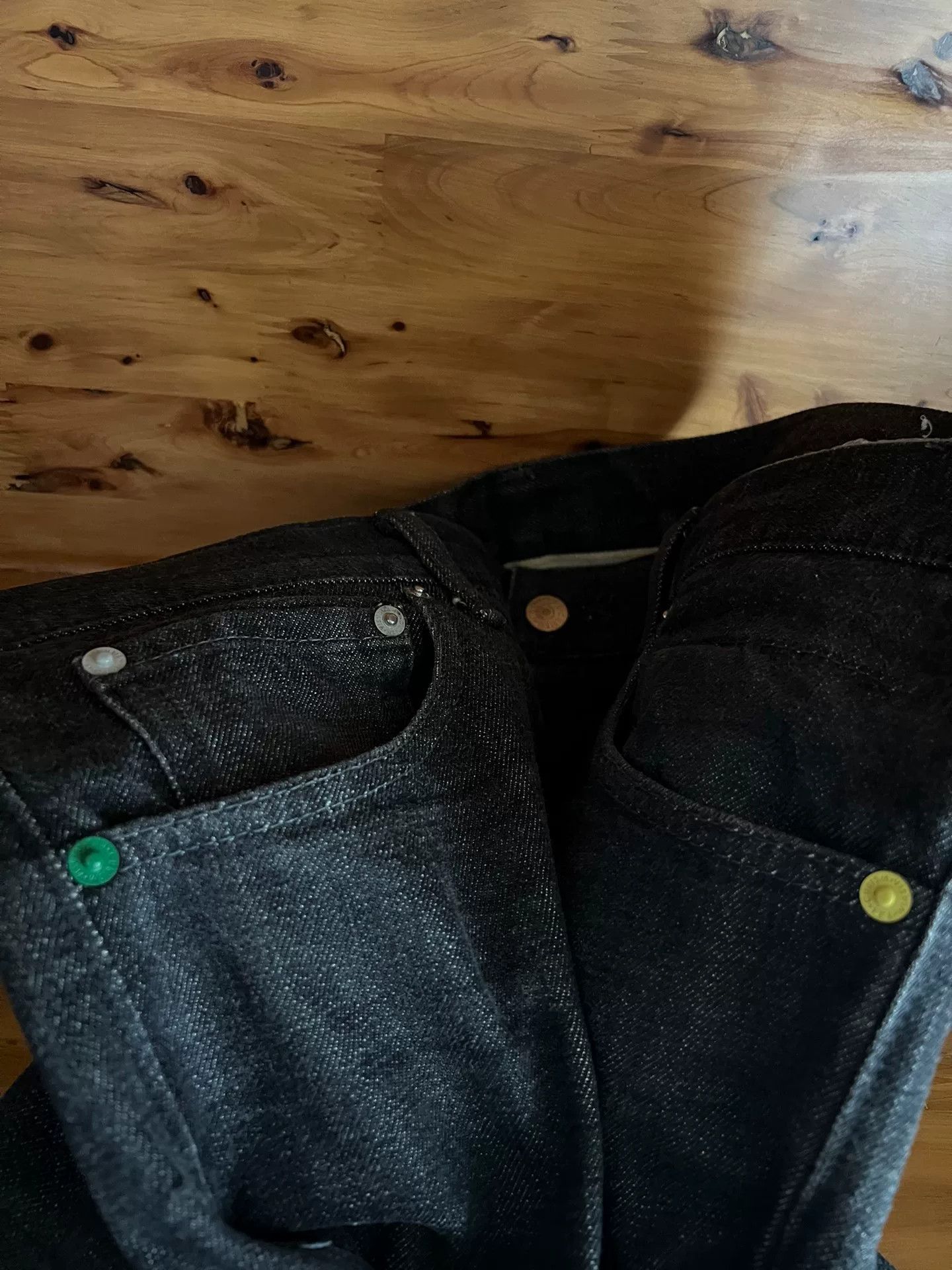 Visvim visvim black denim pants with colorful details Size US 34 / EU 50 - 8 Thumbnail