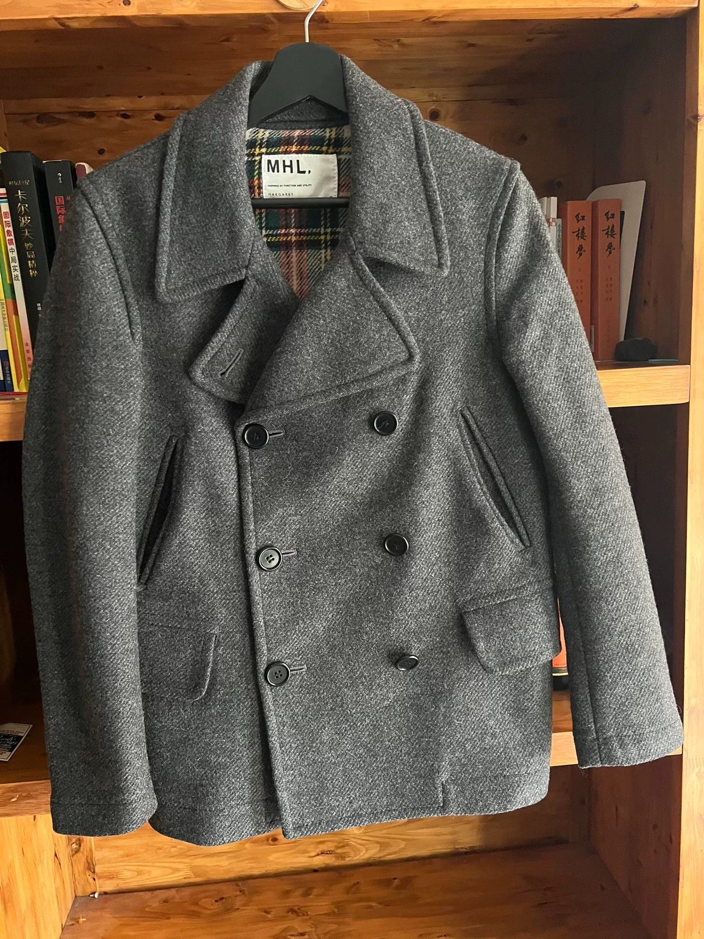 Margaret Howell gray wool coat by margaret howell Size US L / EU 52-54 / 3 - 2 Thumbnail