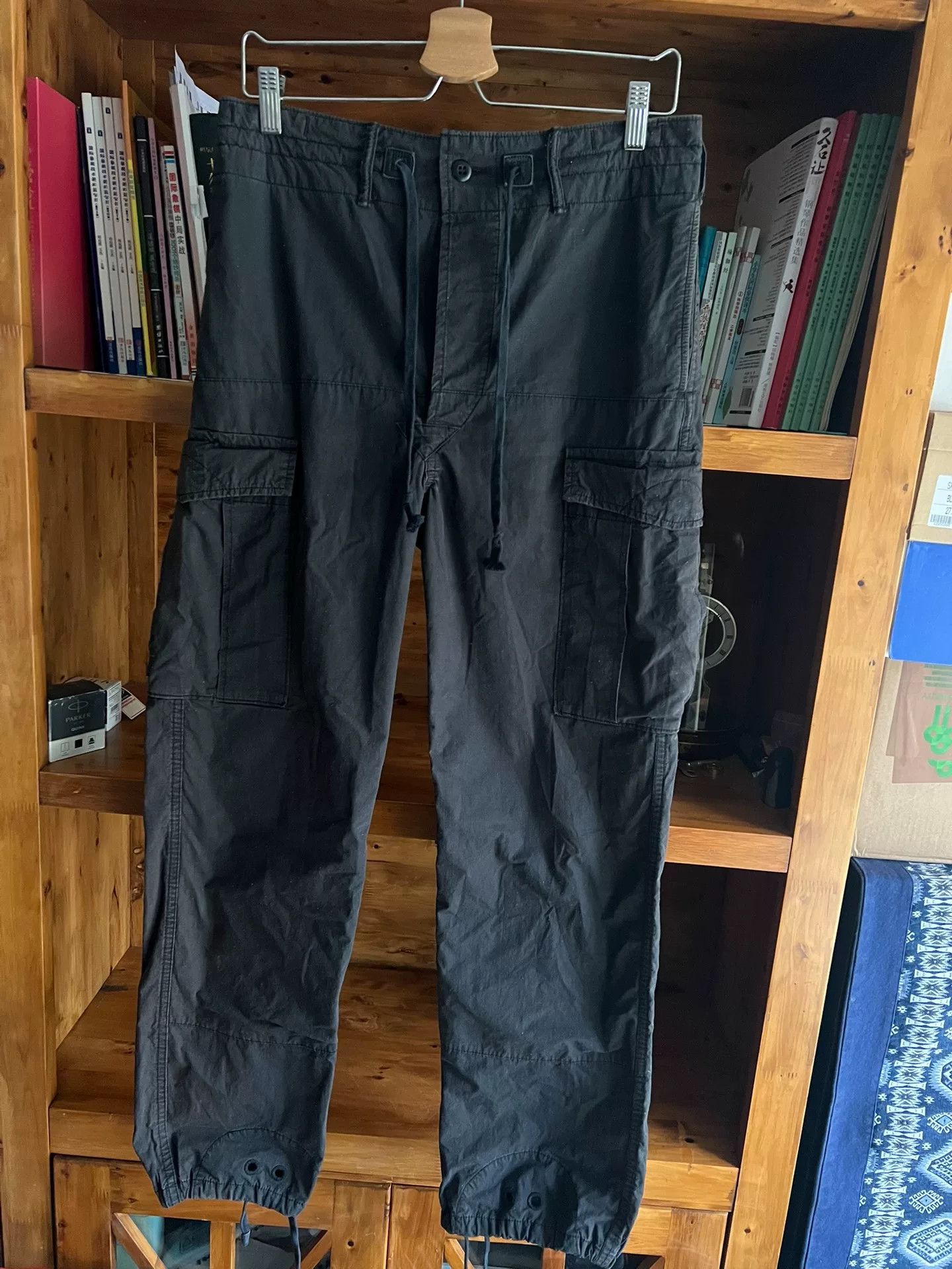 RRL Ralph Lauren classic double rl cotton-blend cargo pants Size US 31 - 3 Thumbnail