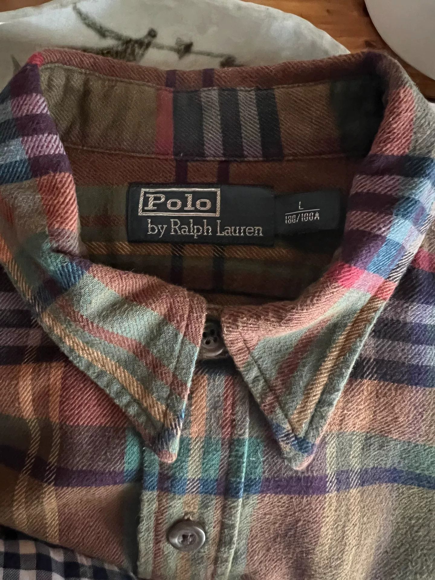 Ralph Lauren Ralph Lauren Plaid Shirt with Elbow Patches Size US L / EU 52-54 / 3 - 8 Thumbnail