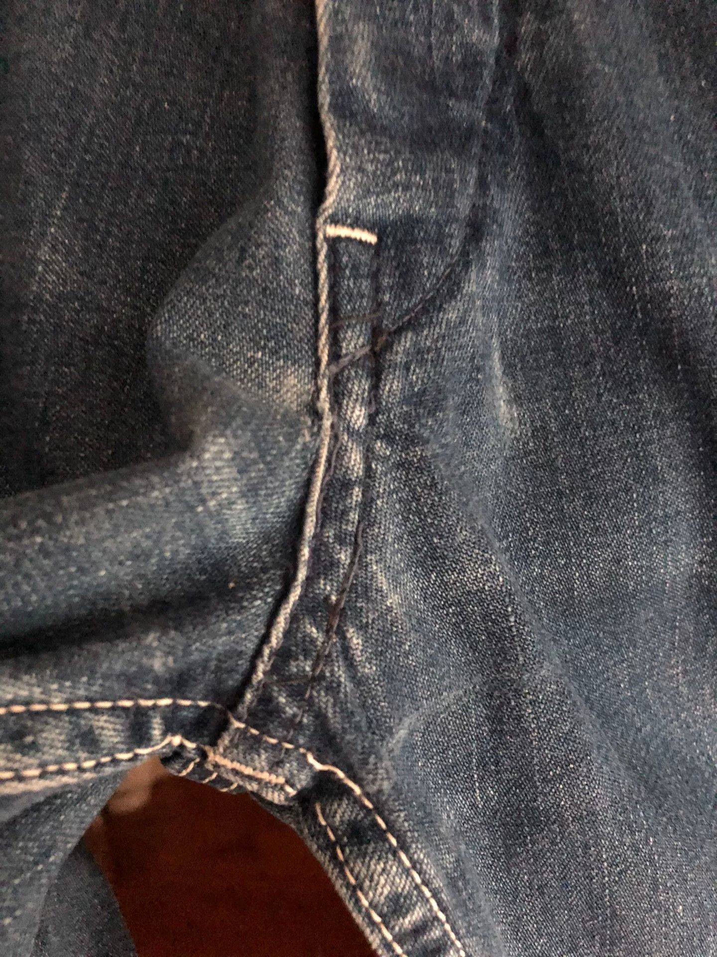 RRL Ralph Lauren stylish straight-leg denim wide-leg pants Size US 32 / EU 48 - 3 Thumbnail