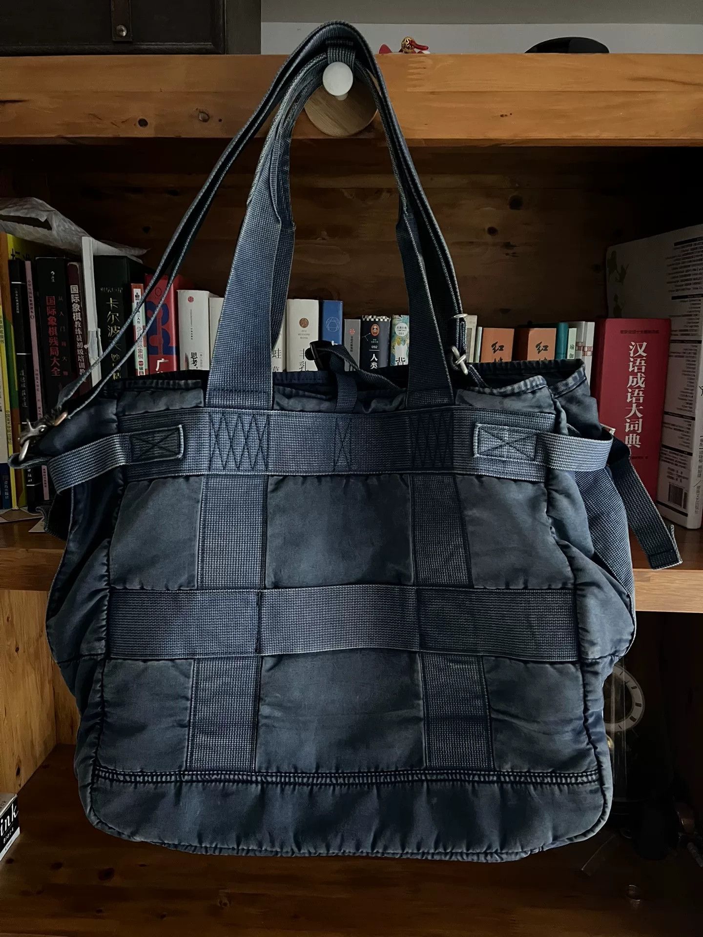 Porter Classic porter classic super nylon tote bag navy Size ONE SIZE - 4 Thumbnail