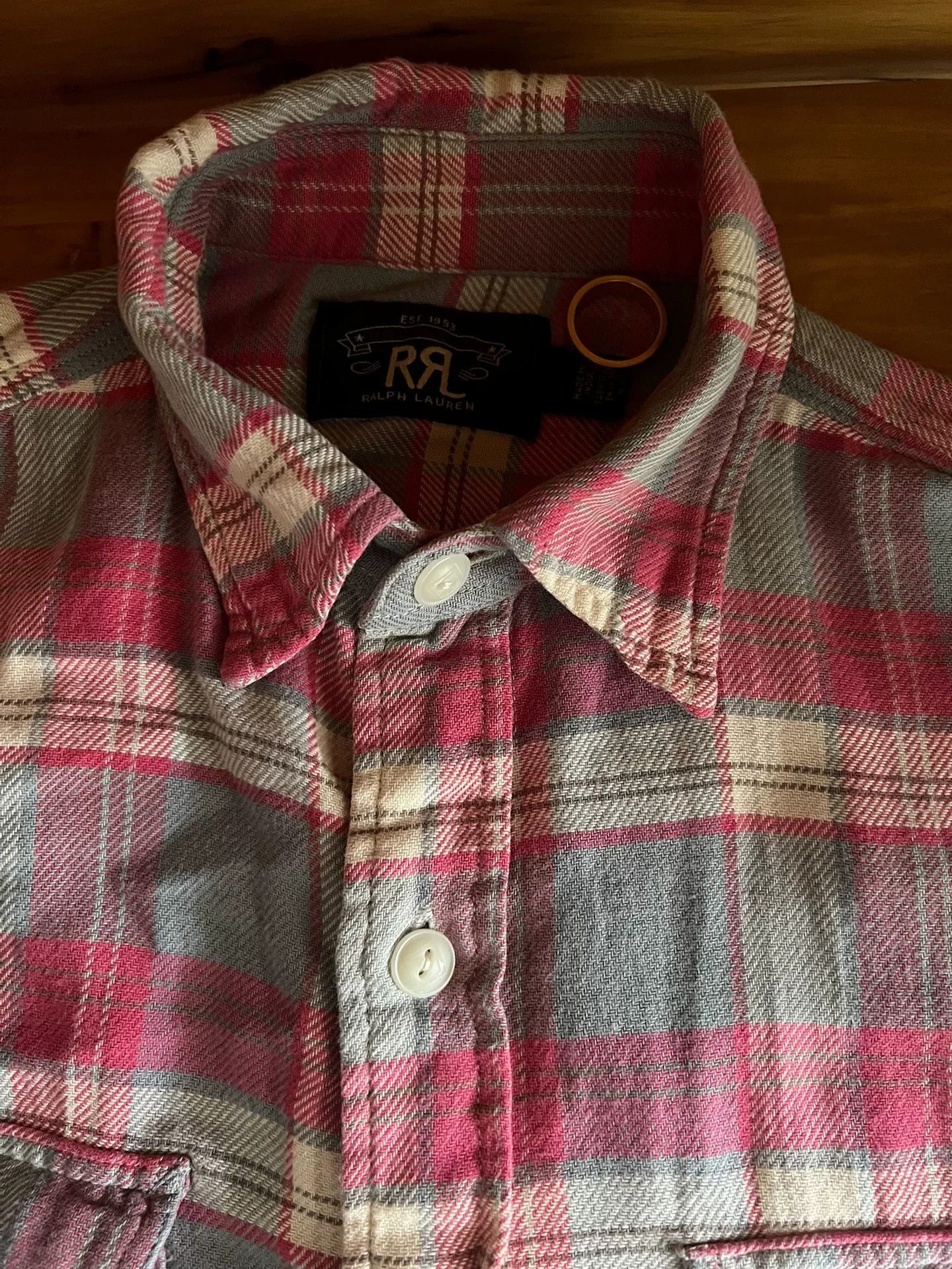 RRL Ralph Lauren classic plaid double RL shirt for men Size US S / EU 44-46 / 1 - 9 Thumbnail