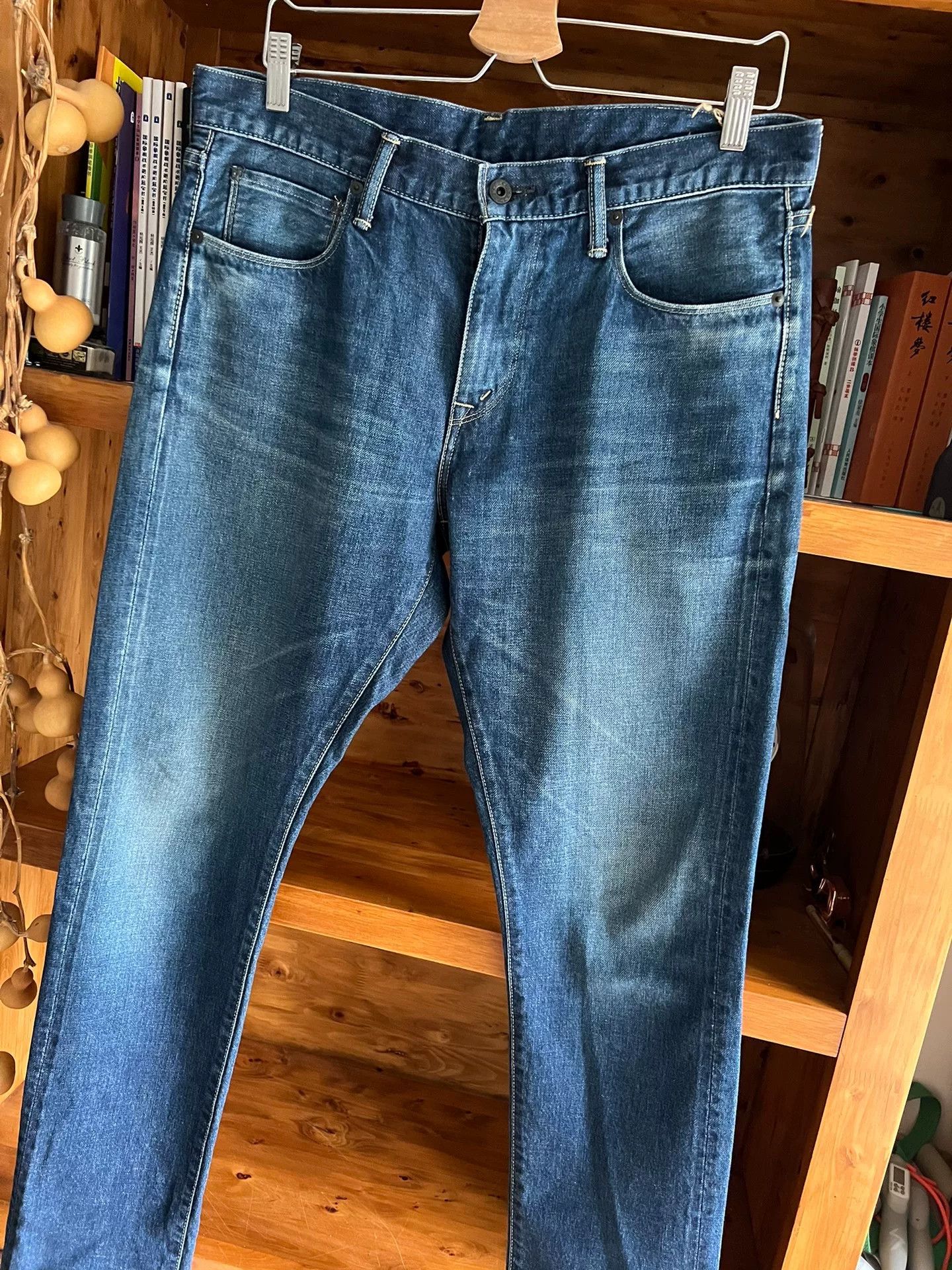 Visvim washed red ear denim talon zipper pants Size US 32 / EU 48 - 3 Thumbnail