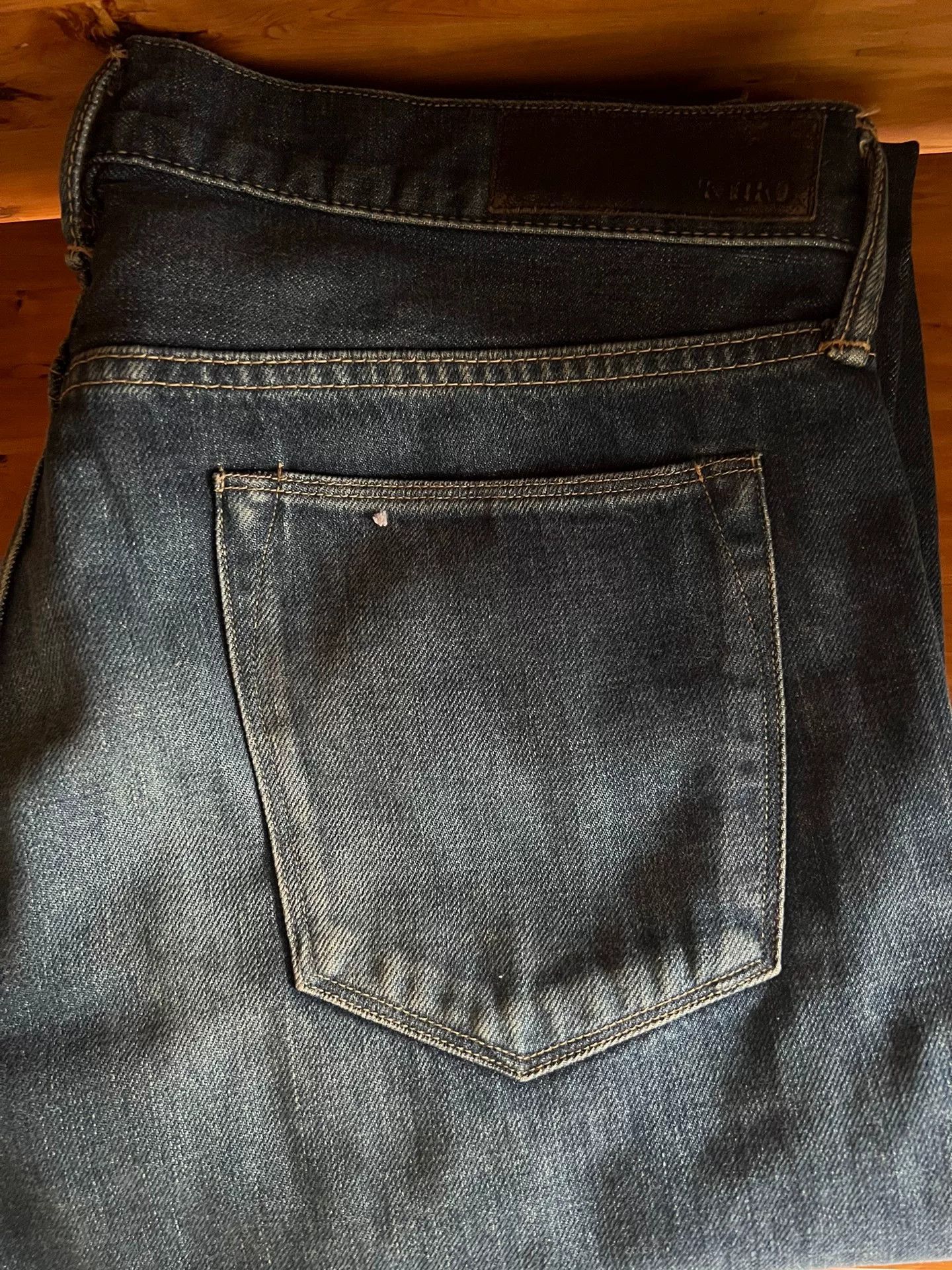 Visvim washed red ear denim talon zipper pants Size US 32 / EU 48 - 8 Thumbnail