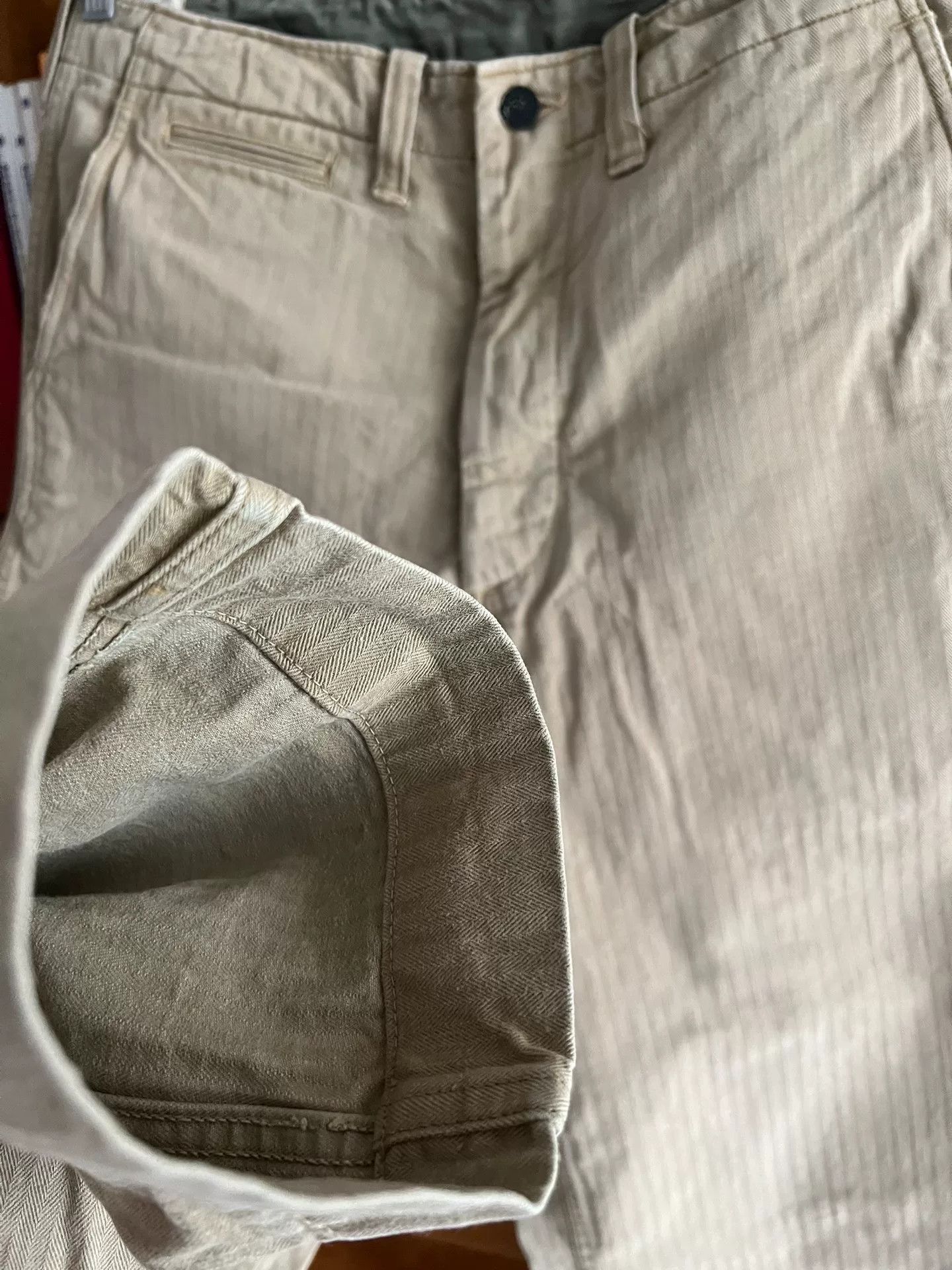 FREEBIRD vintage khaki military style pants Size US 32 / EU 48 - 4 Thumbnail