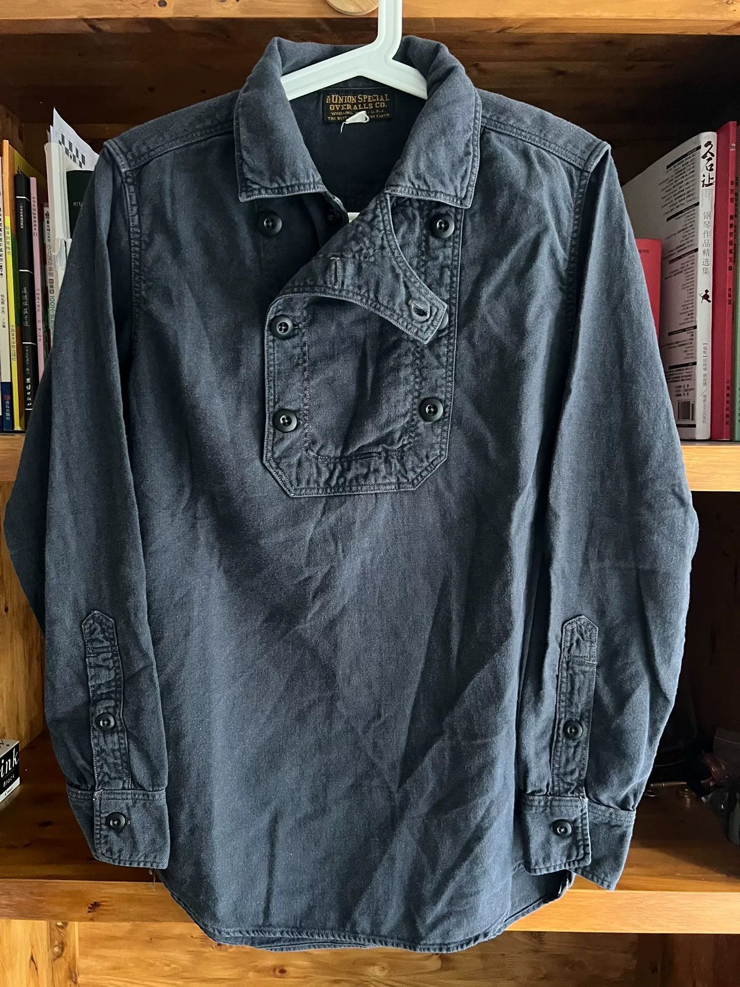 Freewheelers vintage gray-blue military shirt by freewheelers Size US M / EU 48-50 / 2 - 2 Thumbnail