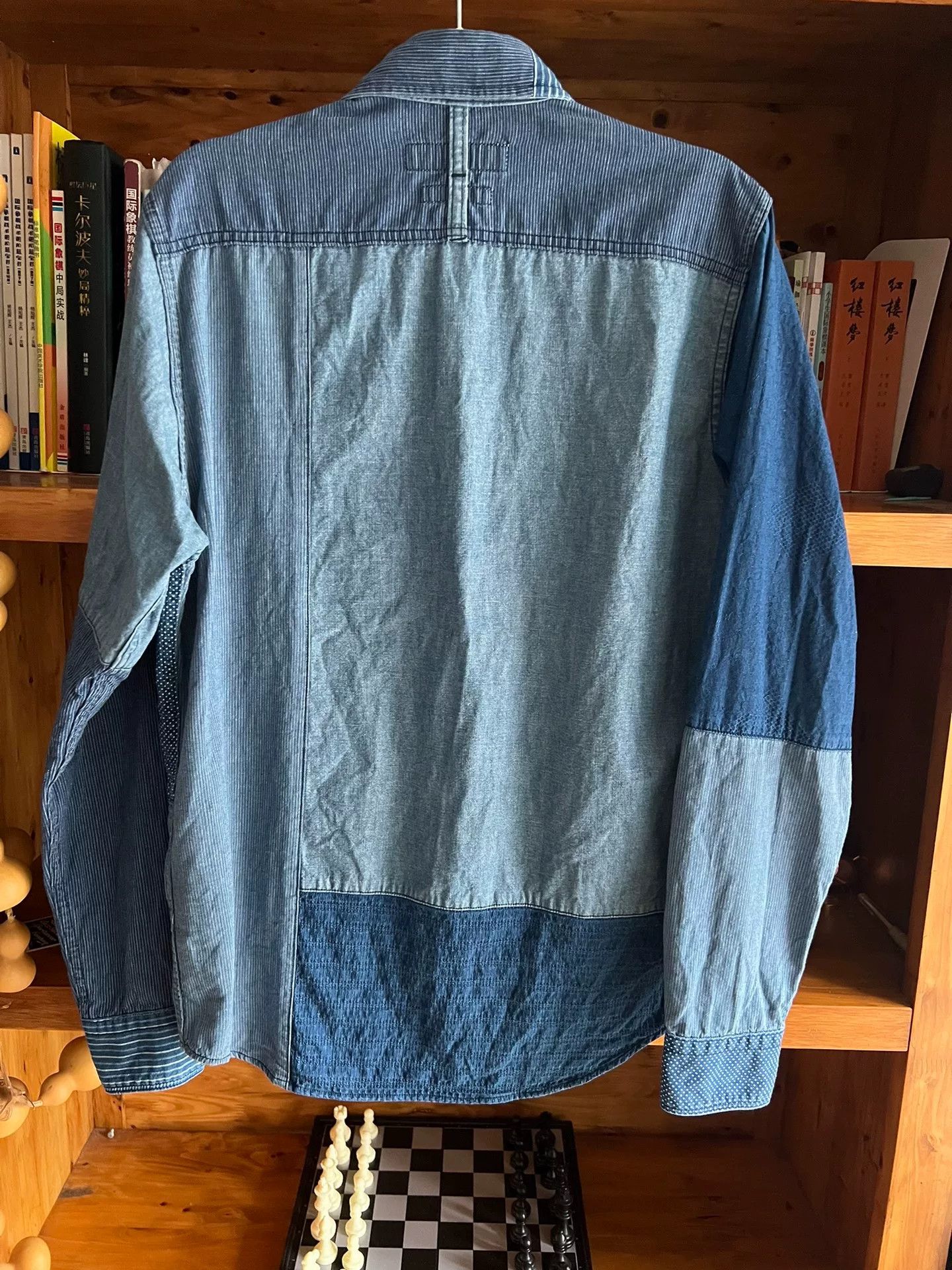 FDMTL fdmtl patchwork denim shirt for men Size US M / EU 48-50 / 2 - 6 Thumbnail
