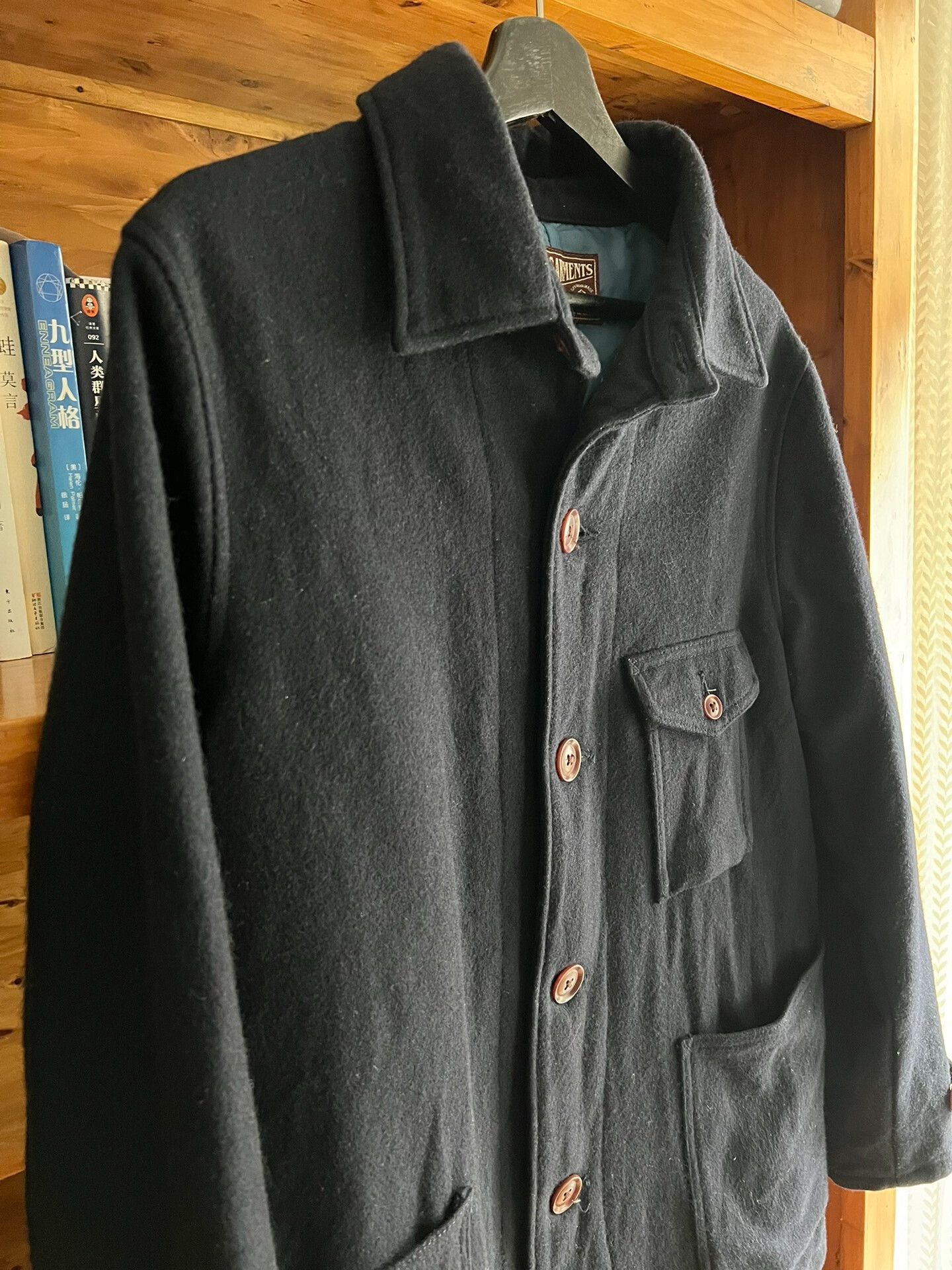 Momotaro Jeans momotaro wool jacket deep blue stylish design Size US M / EU 48-50 / 2 - 3 Thumbnail