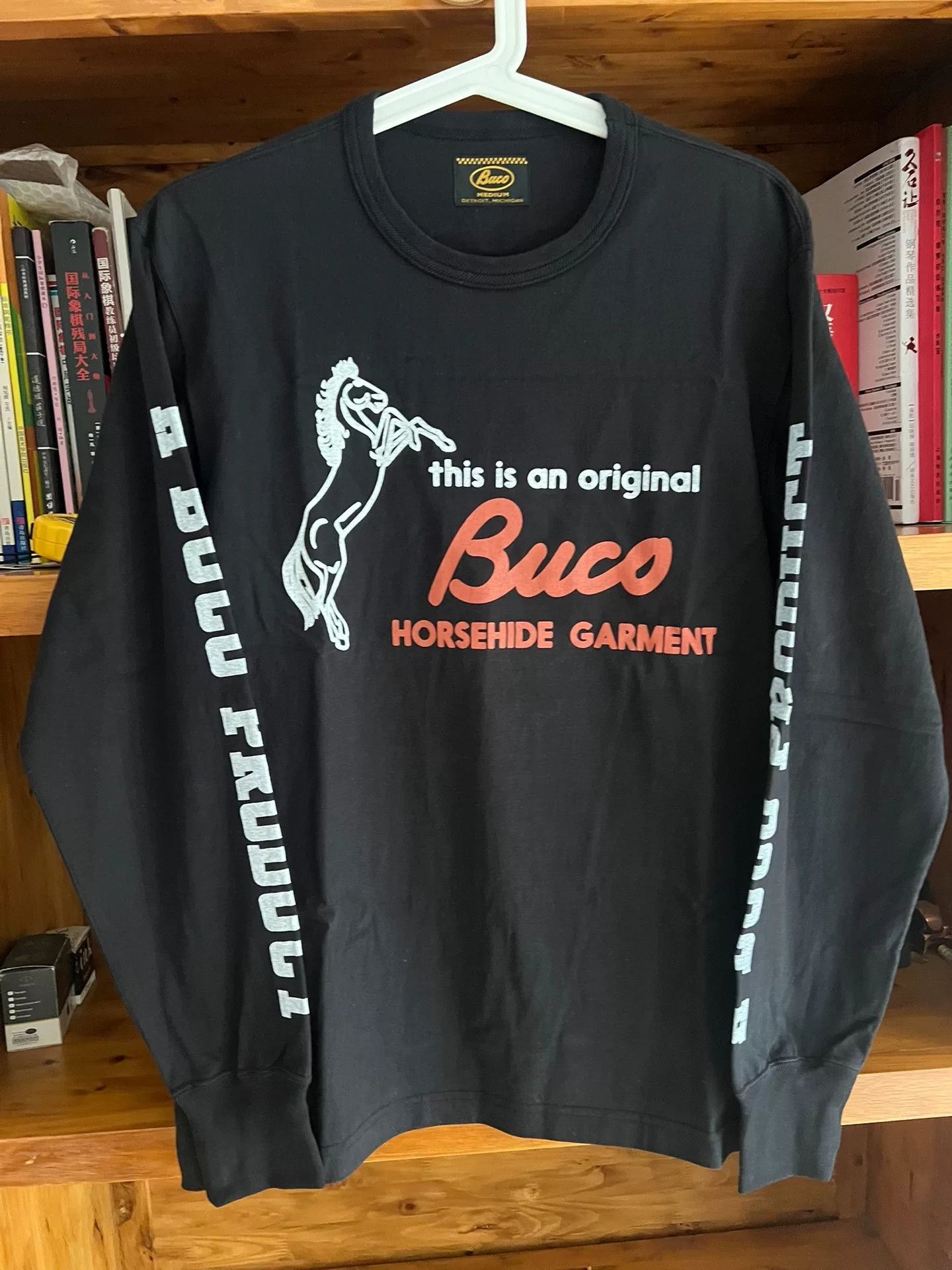Buco original buco black long sleeve t-shirt Size US M / EU 48-50 / 2 - 2 Thumbnail