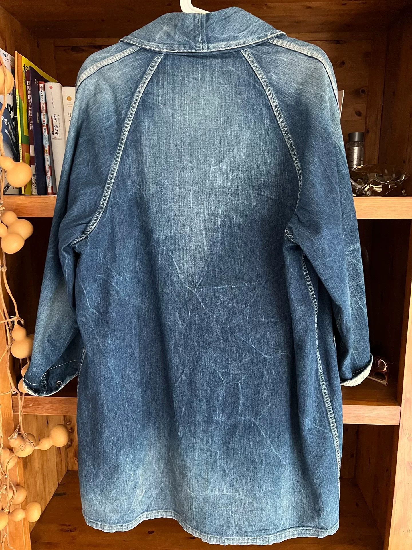 Visvim visvim four corners coat in blue denim Size US M / EU 48-50 / 2 - 6 Thumbnail