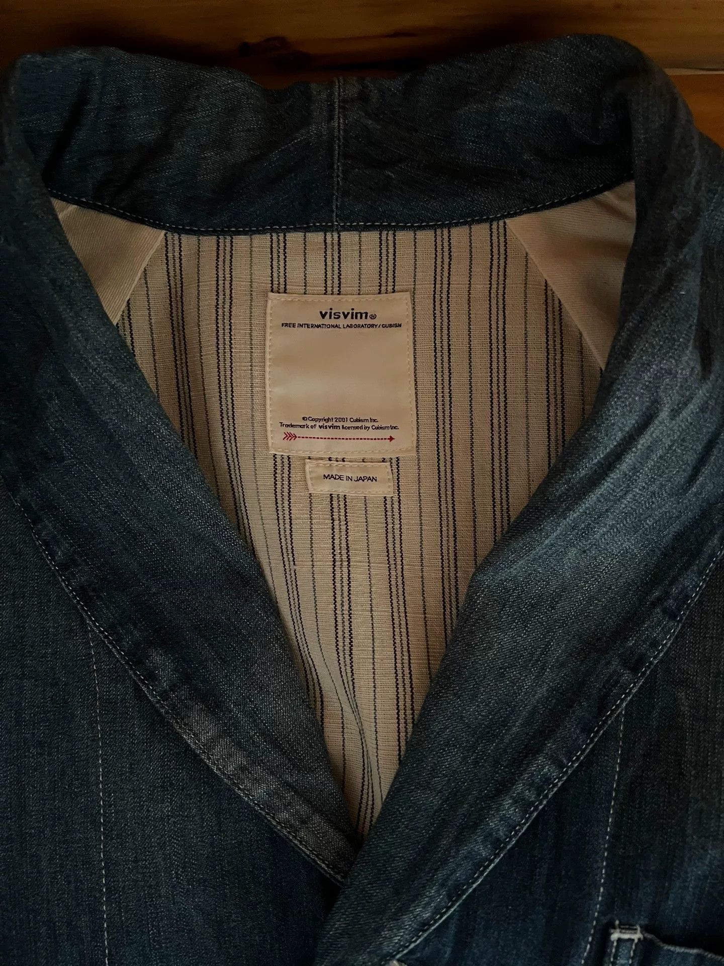 Visvim visvim four corners coat in blue denim Size US M / EU 48-50 / 2 - 9 Thumbnail