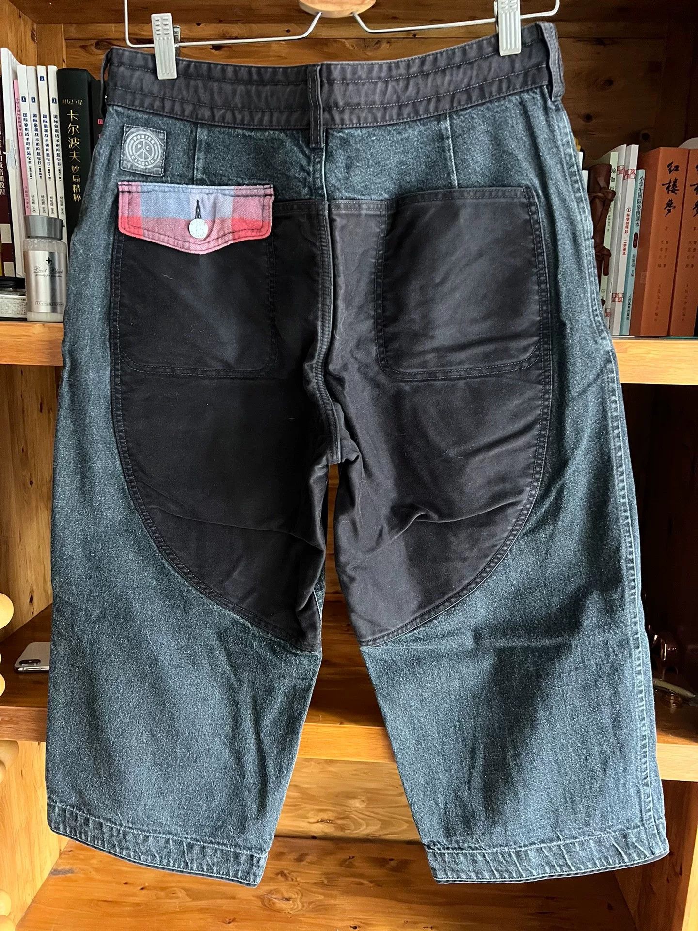 Porter Classic kendo denim wide pants in black Size US 39 - 7 Thumbnail