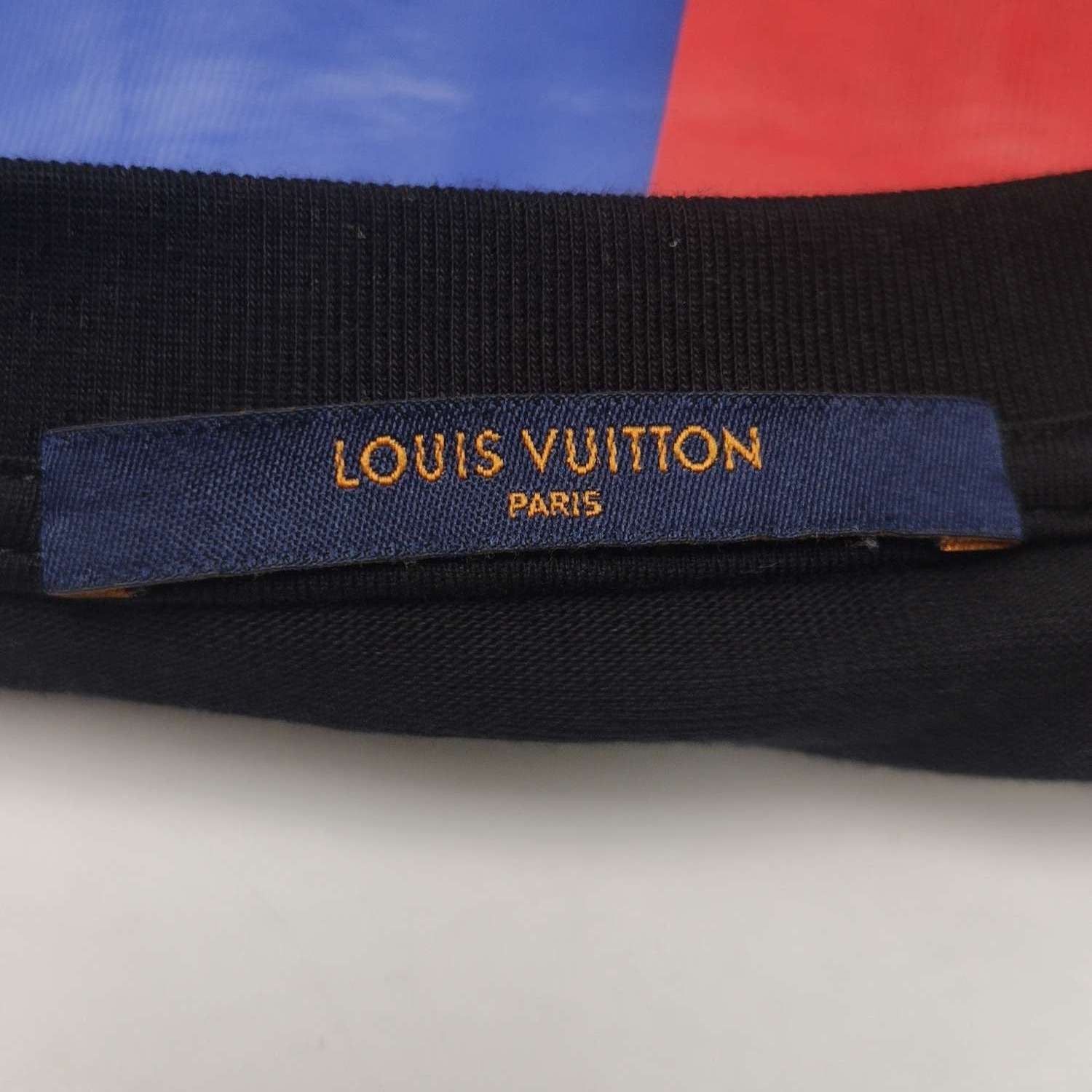 Louis Vuitton Louis Vuitton L Cotton Logo Crew Neck T-Shirt Size US L / EU 52-54 / 3 - 10 Thumbnail