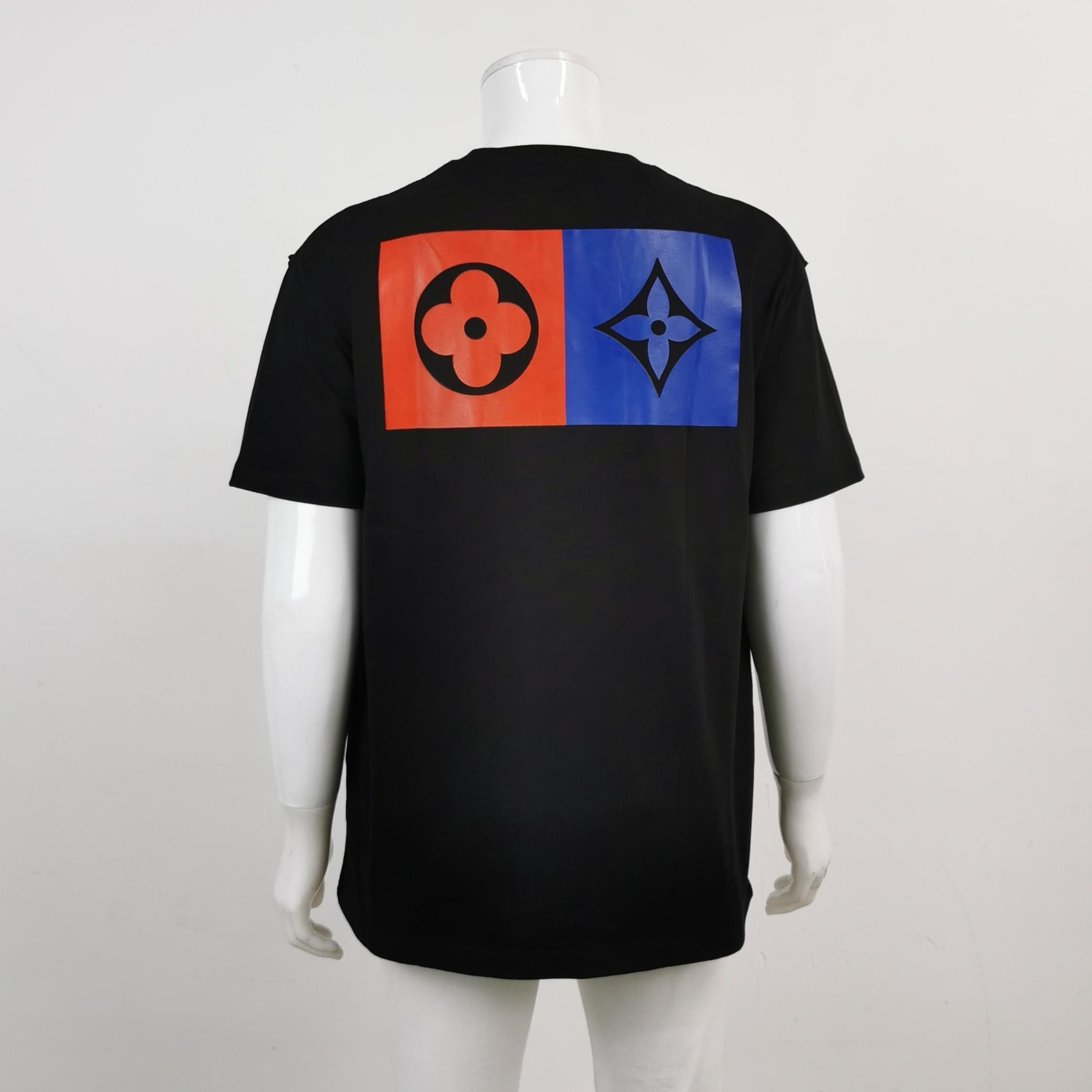 Louis Vuitton Louis Vuitton L Cotton Logo Crew Neck T-Shirt Size US L / EU 52-54 / 3 - 4 Thumbnail
