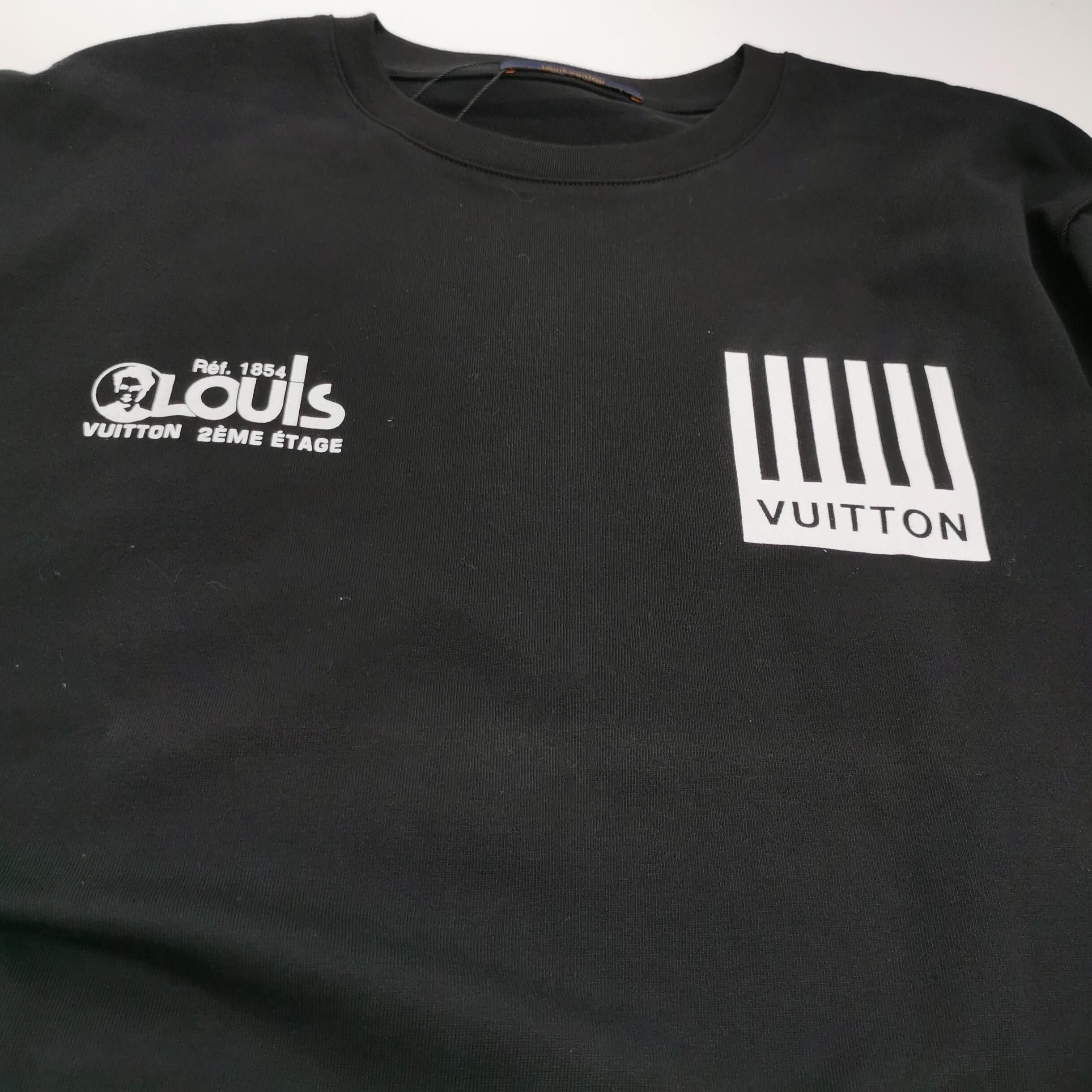 Louis Vuitton Louis Vuitton L Cotton Logo Crew Neck T-Shirt Size US L / EU 52-54 / 3 - 5 Thumbnail