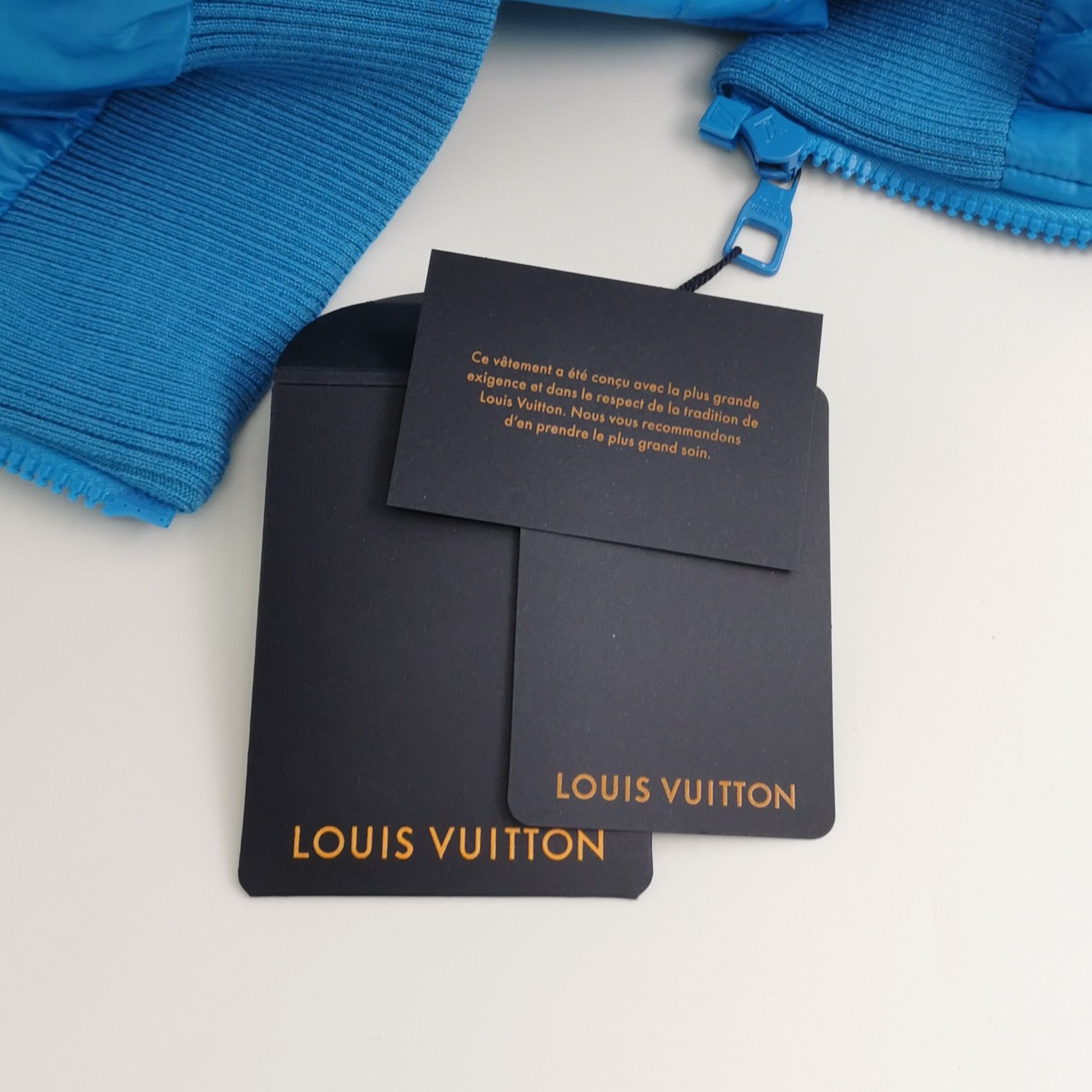 Louis Vuitton Louis Vuitton Quilted Zip Jacket Blue M Size US M / EU 48-50 / 2 - 10 Thumbnail